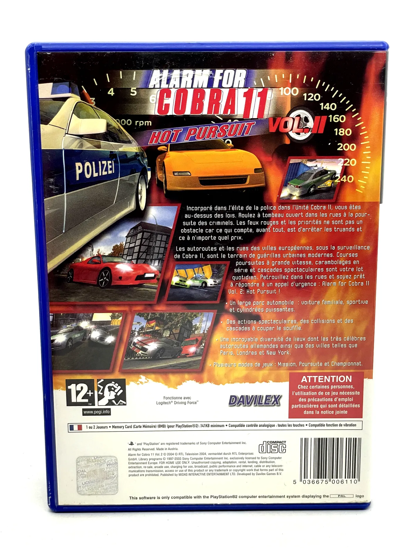 Alarm for Cobra 11 Vol. 2 Hot Pursuit PS2