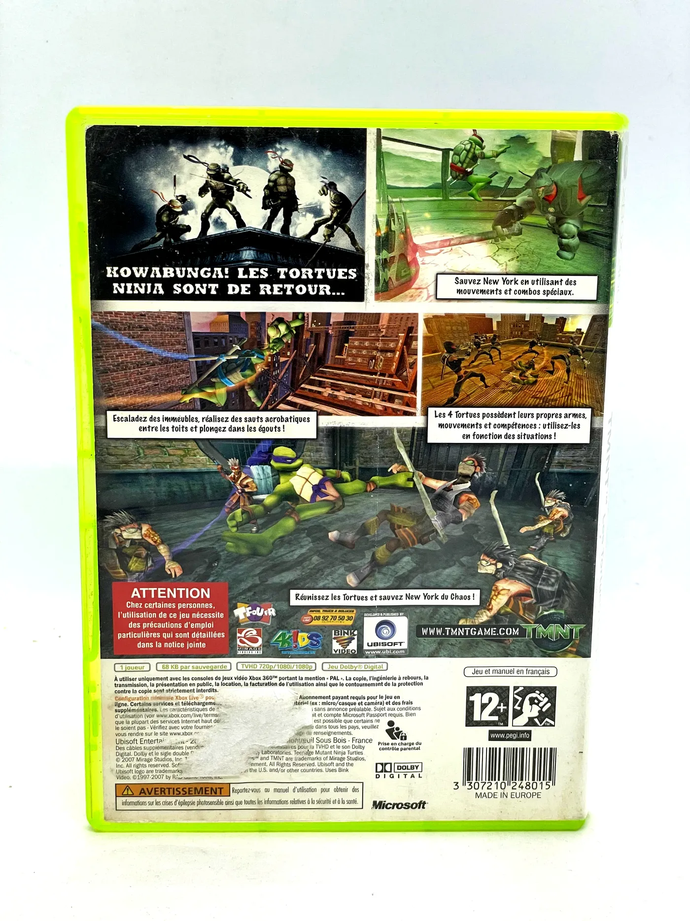 TMNT Ninja Turtles Xbox 360