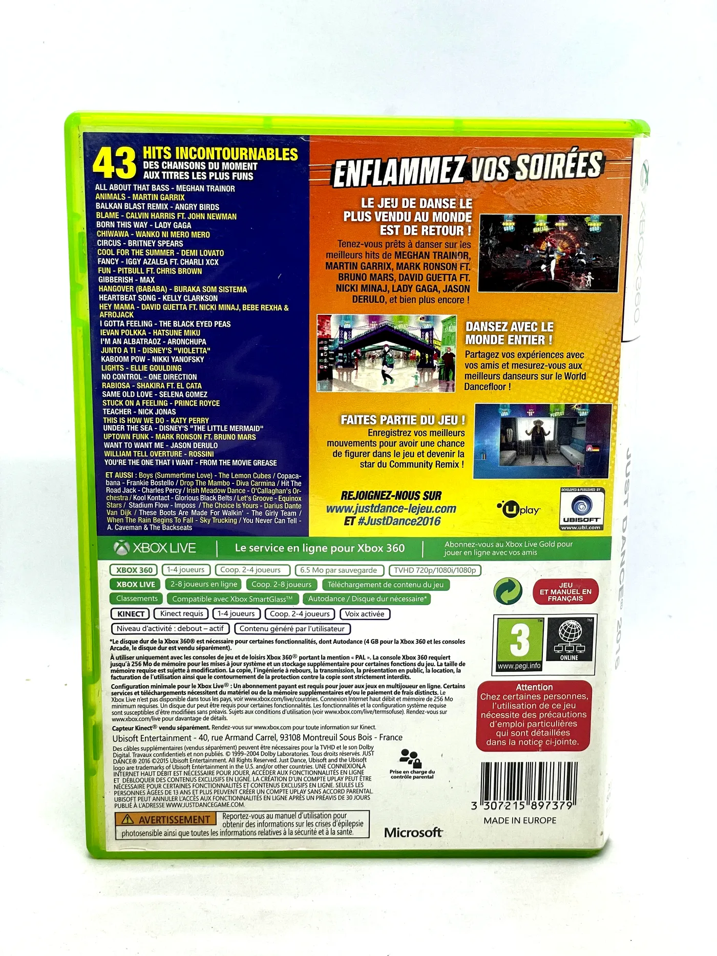 Just Dance 2016 Xbox 360
