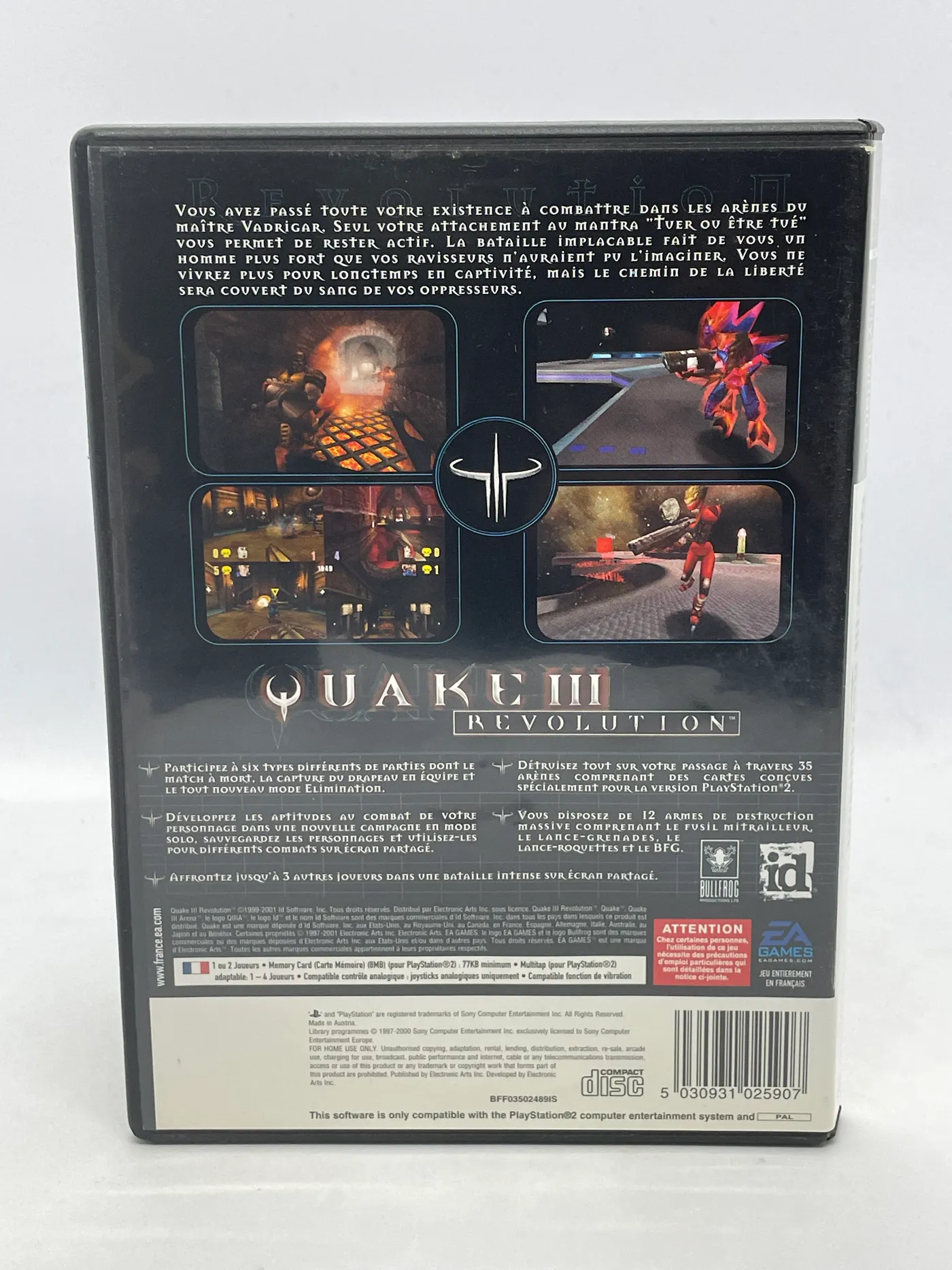 Quake III Revolution PS2