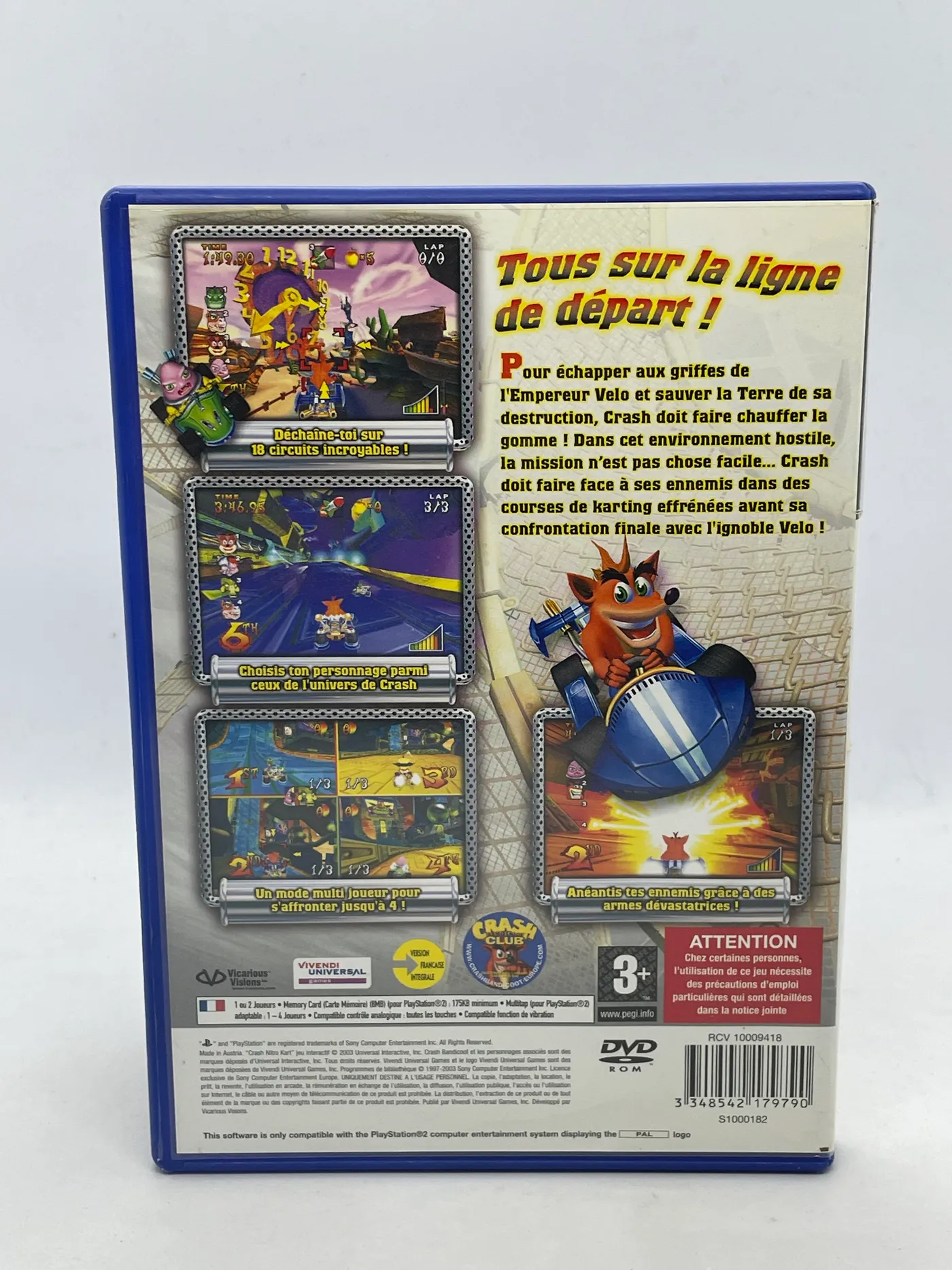 Crash Nitro Kart PS2