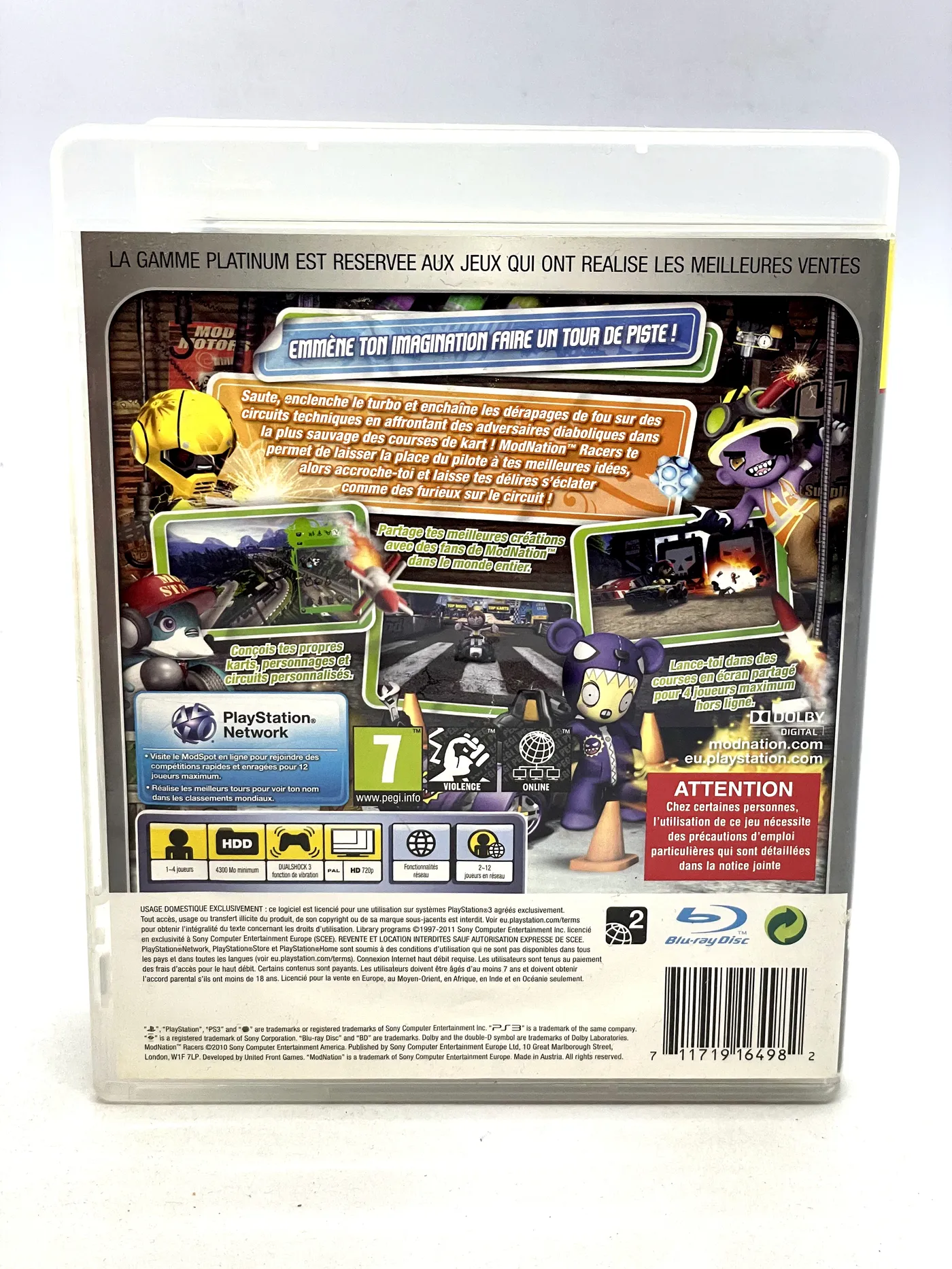Jeux Playstation 3 / PS3 - Modnation Racers - PROMO PRESS