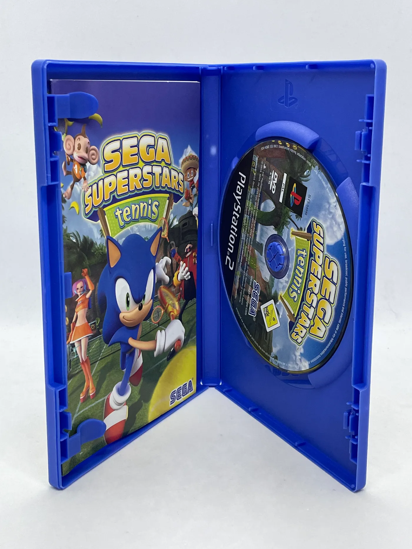 Jeu Sega Superstars Tennis Sur PS2 - Complet, Boîtier Et Notice, état Proche Du Neuf