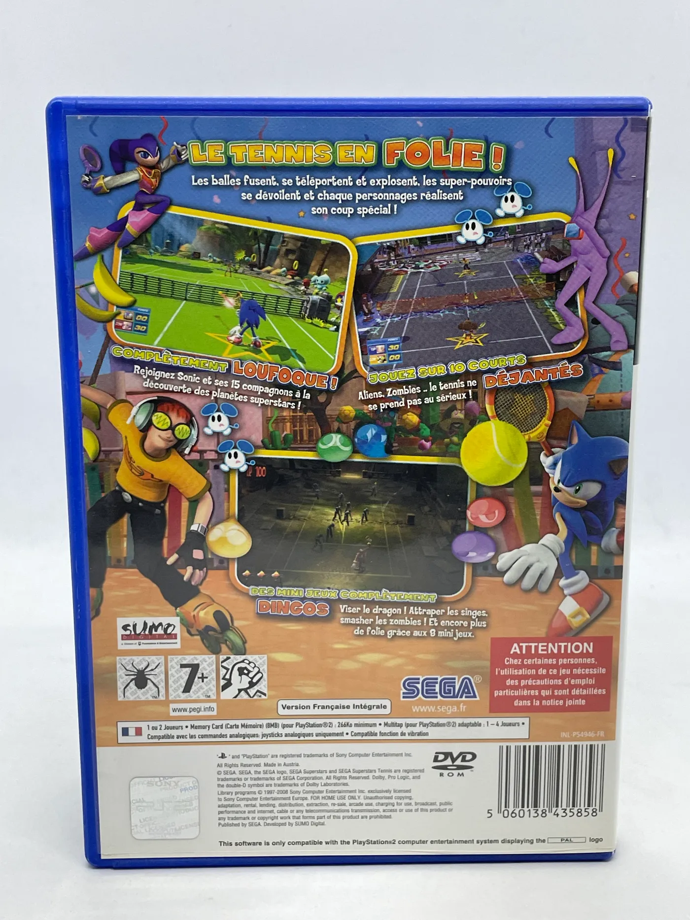SEGA Superstars Tennis PS2
