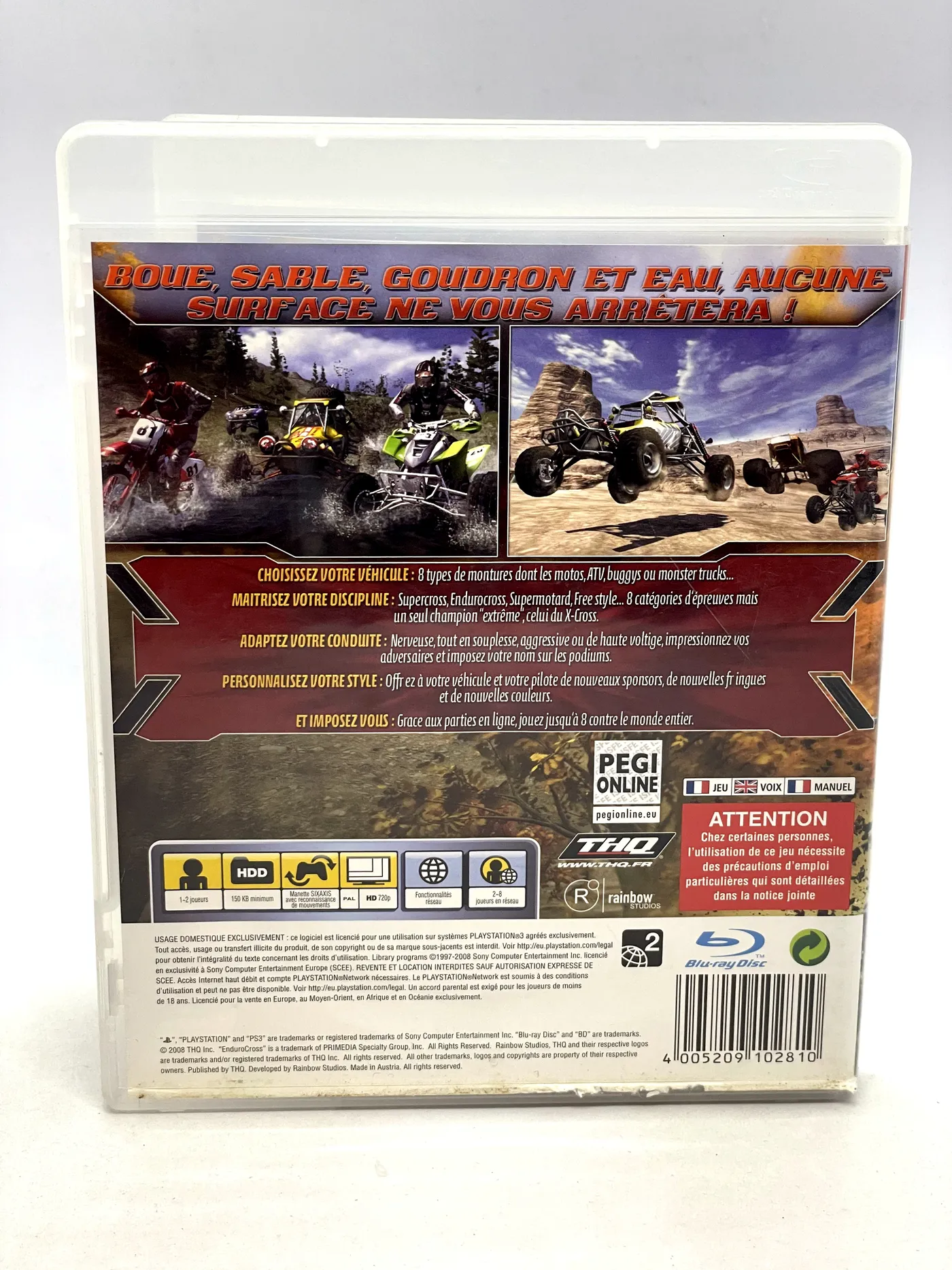 MX vs. ATV Untamed PS3 (FR)