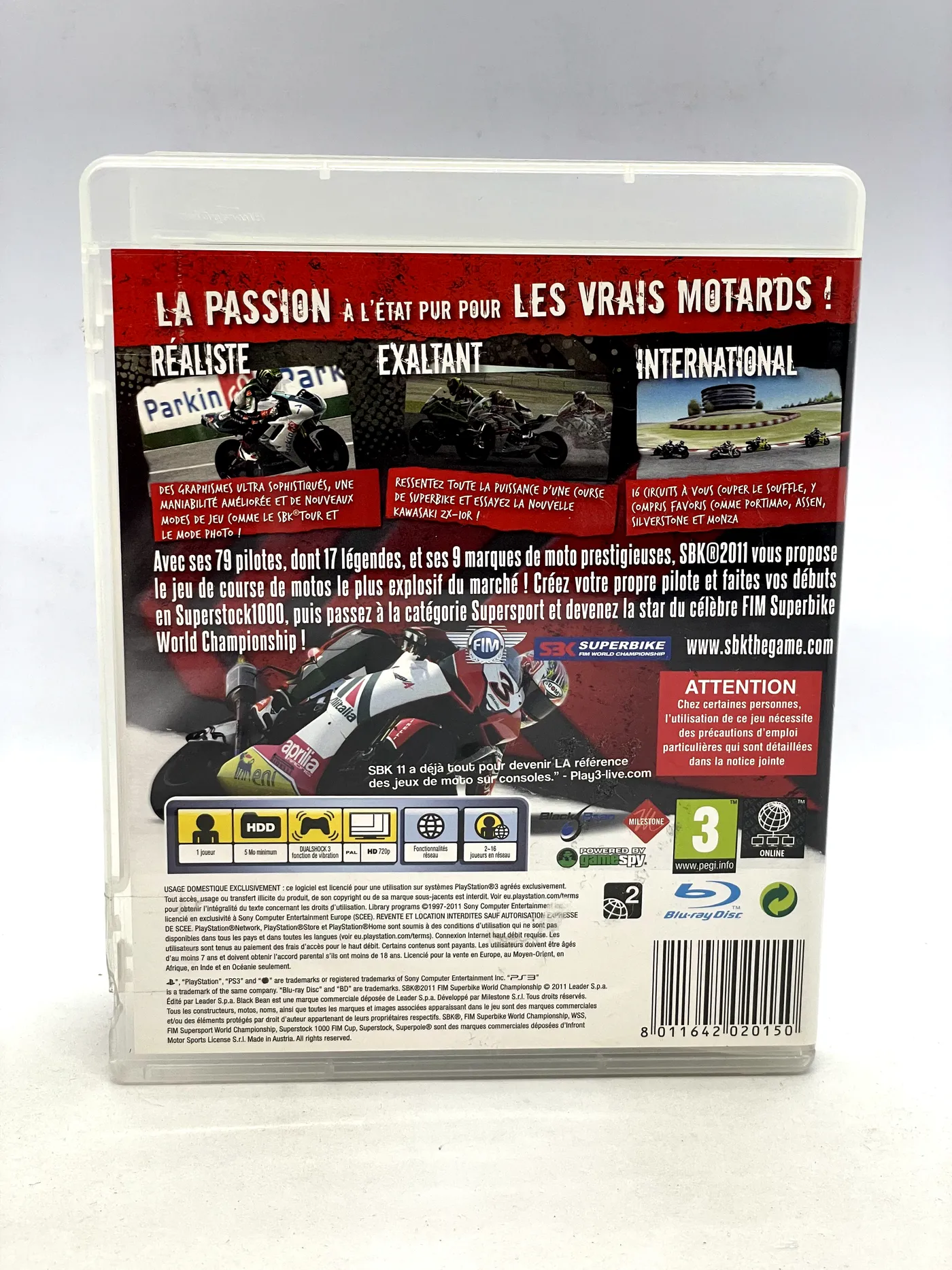 SBK 2011 FIM Superbike World Championship PS3