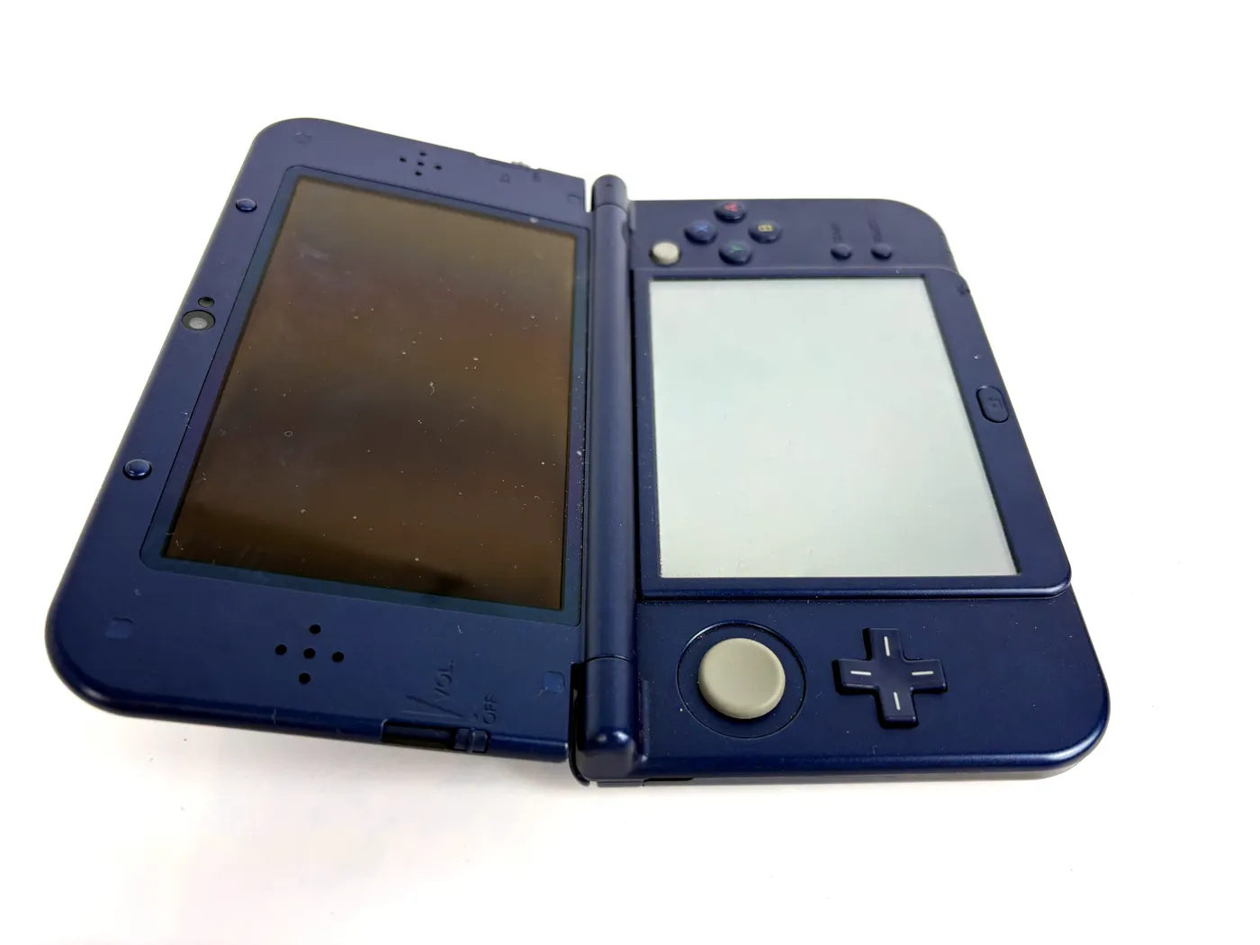 Nintendo New 3DS XL Console Metallic Blue (IPS Bottom) + Charger Kit