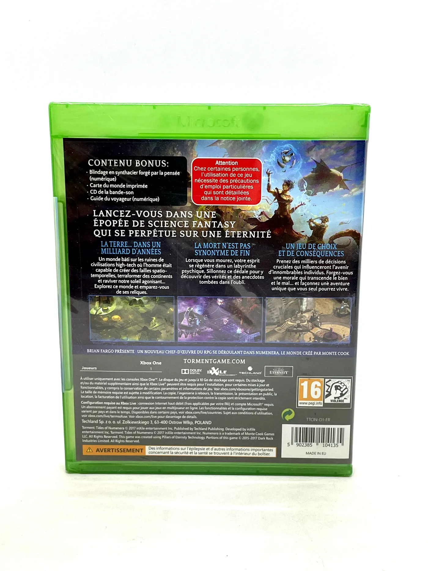 Torment Tides of Numenera Xbox One (New & Sealed)