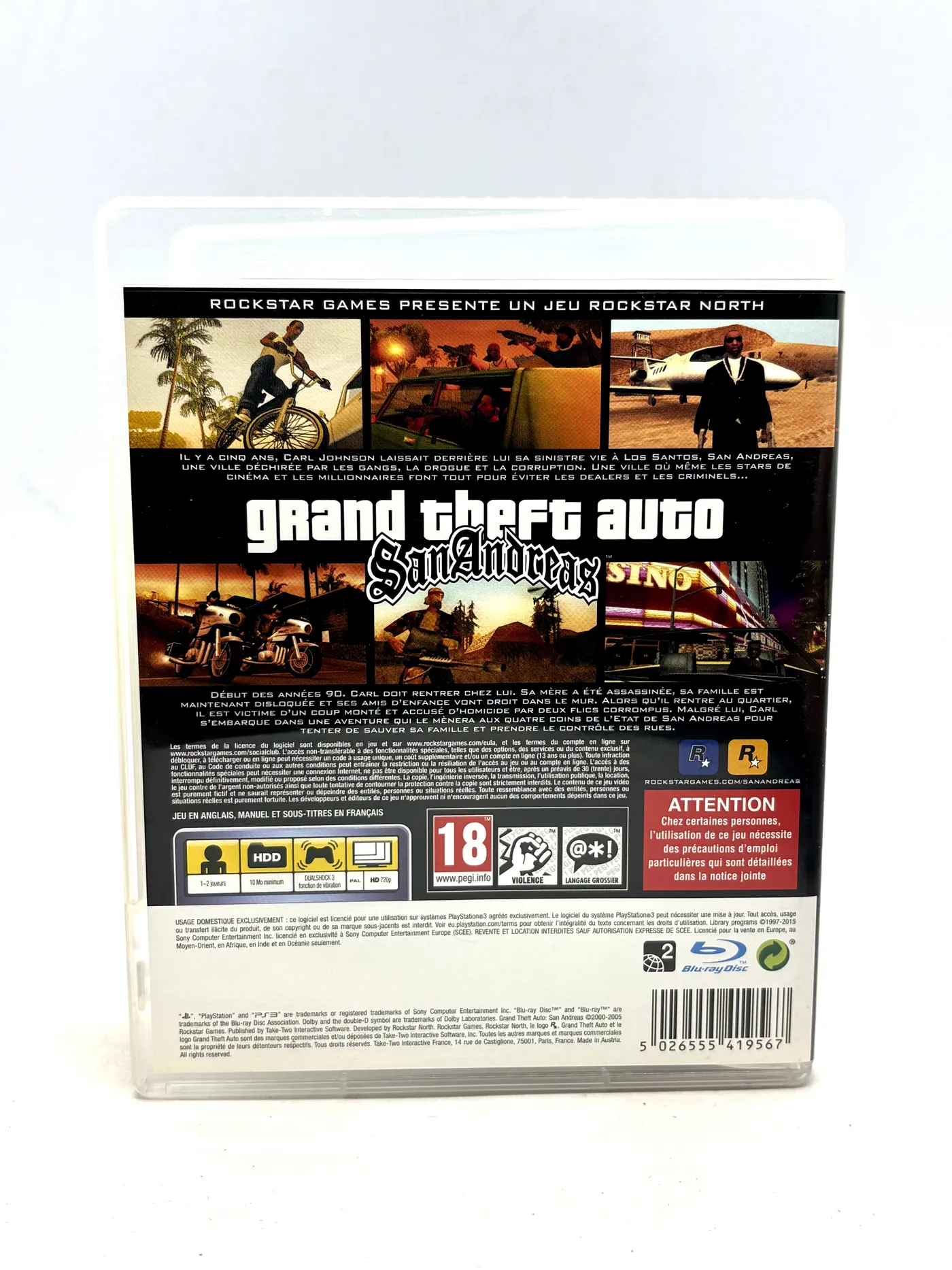 Grand Theft Auto San Andreas PS3