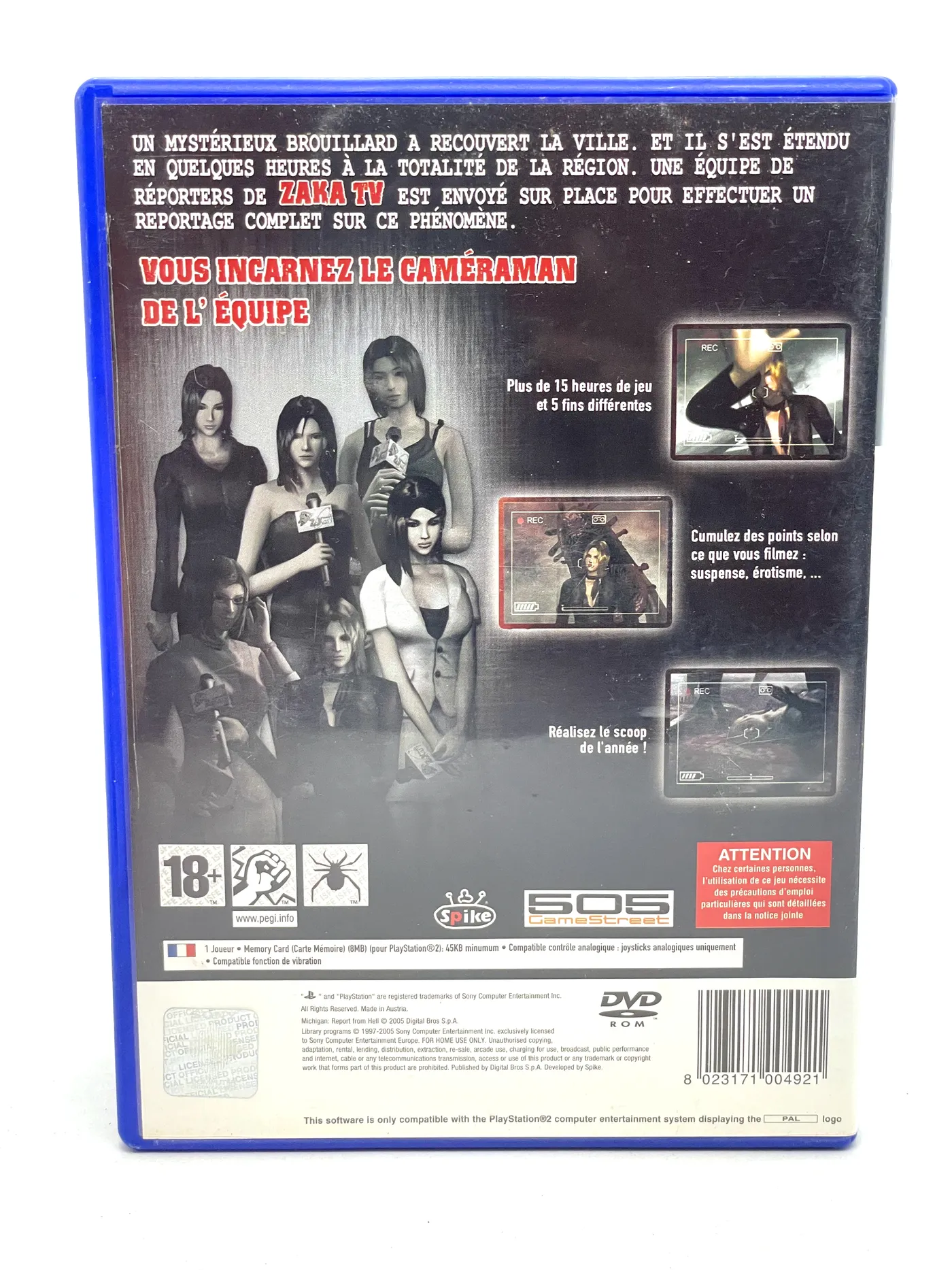 Michigan Report from Hell PS2
