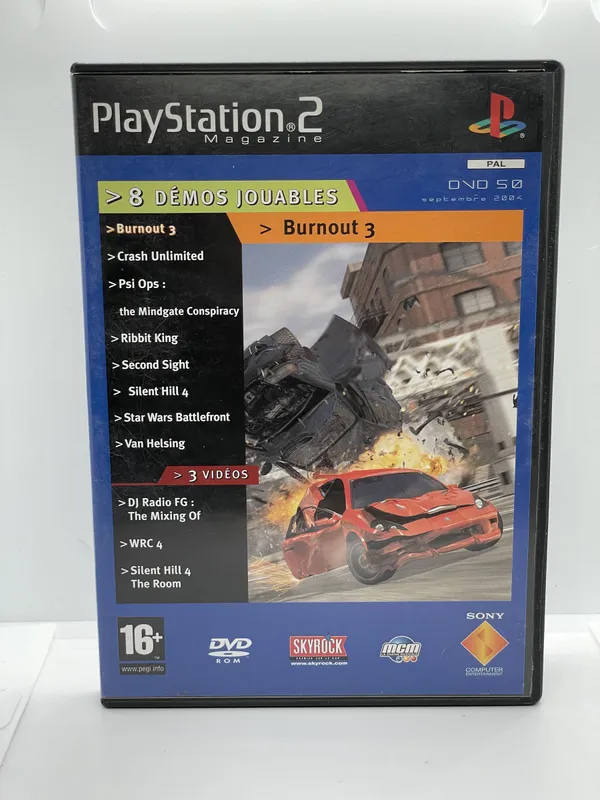 PS2 Le Magazine Démo 49 - Jeux Formula One, Hitman, Mashed, Splinter - PAL