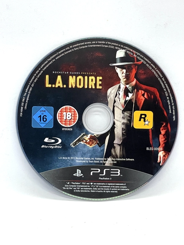 Jeu PS3 L.A. Noire - Version Promo En Bon état Pour PlayStation 3