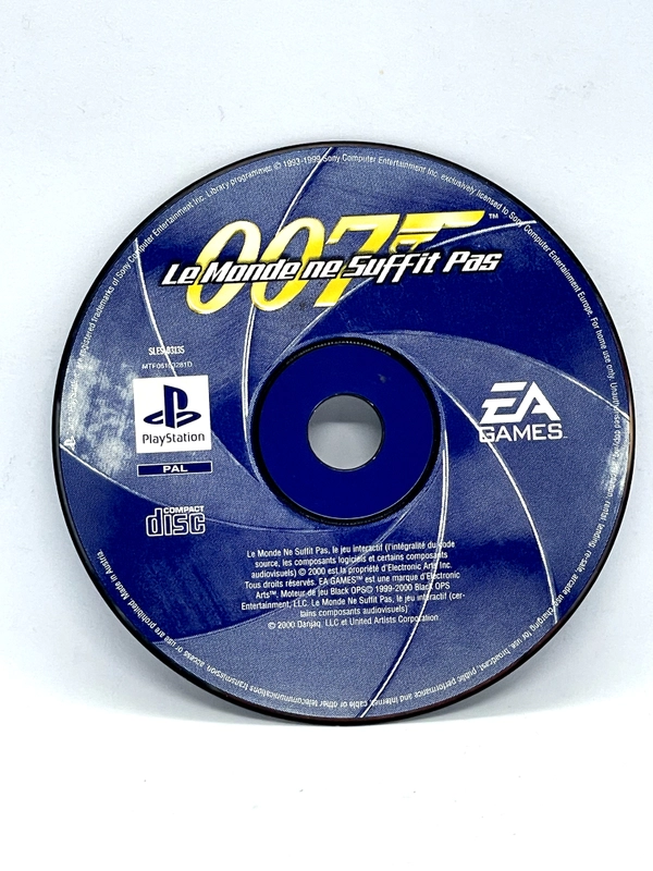 Jeu 007 PlayStation 1 (PS1) - Édition Originale 1999, Très Bon état, Région US/Canada