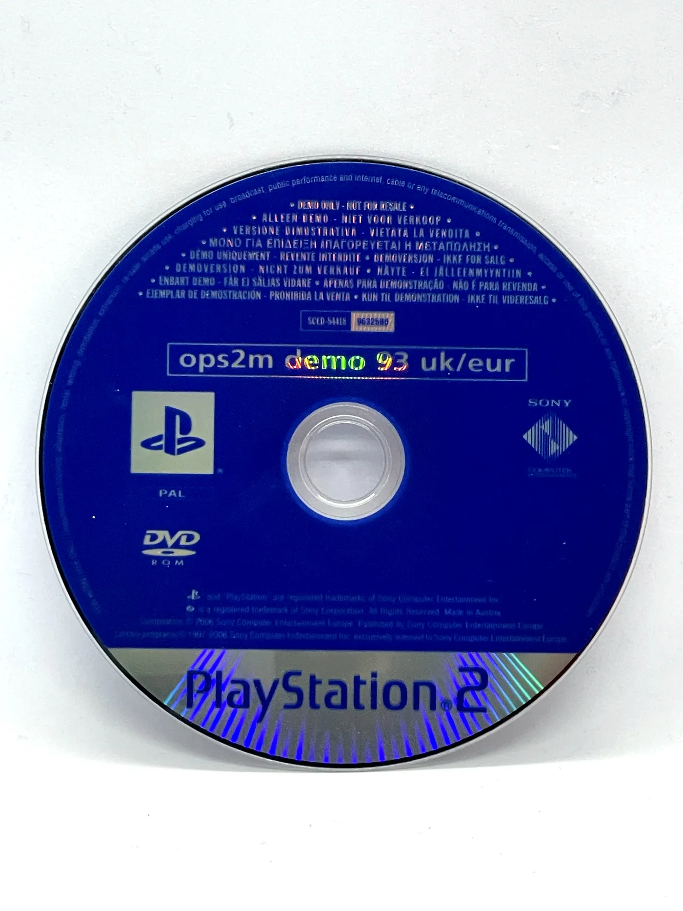 Official PlayStation 2 Magazine Demo 93 PS2 (sama gra)