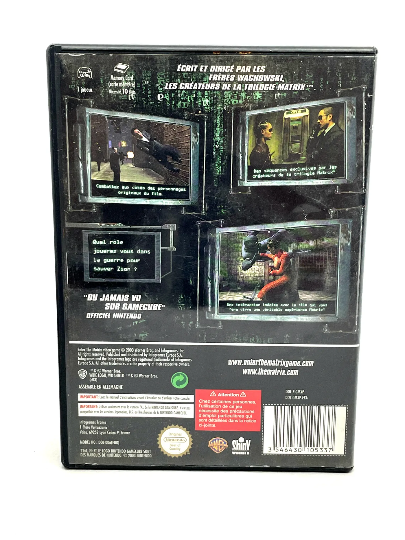 Enter the Matrix Nintendo GameCube