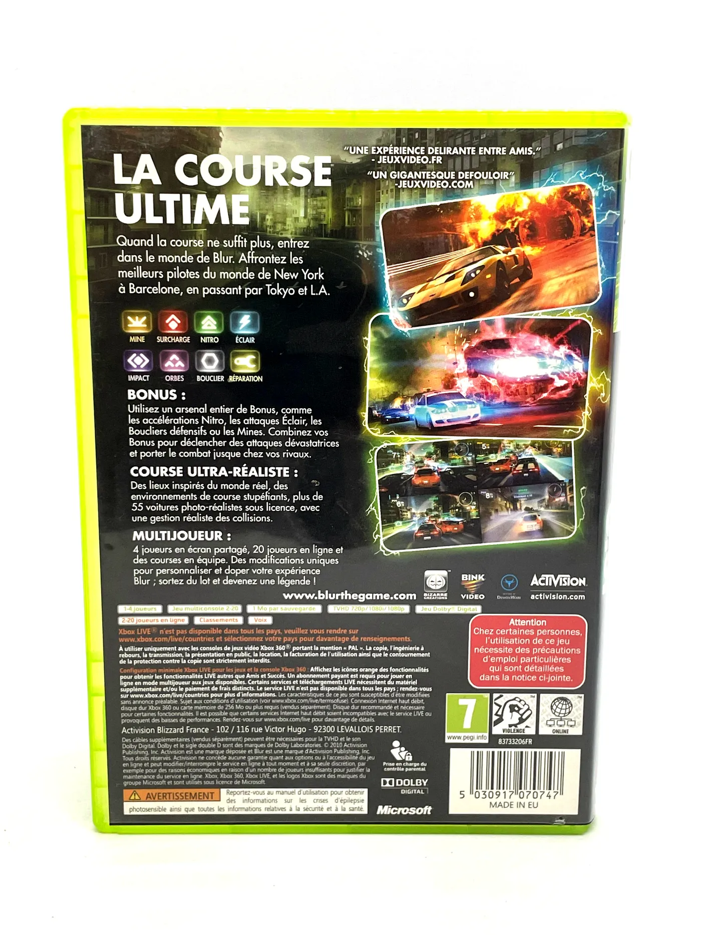 Blur Xbox 360