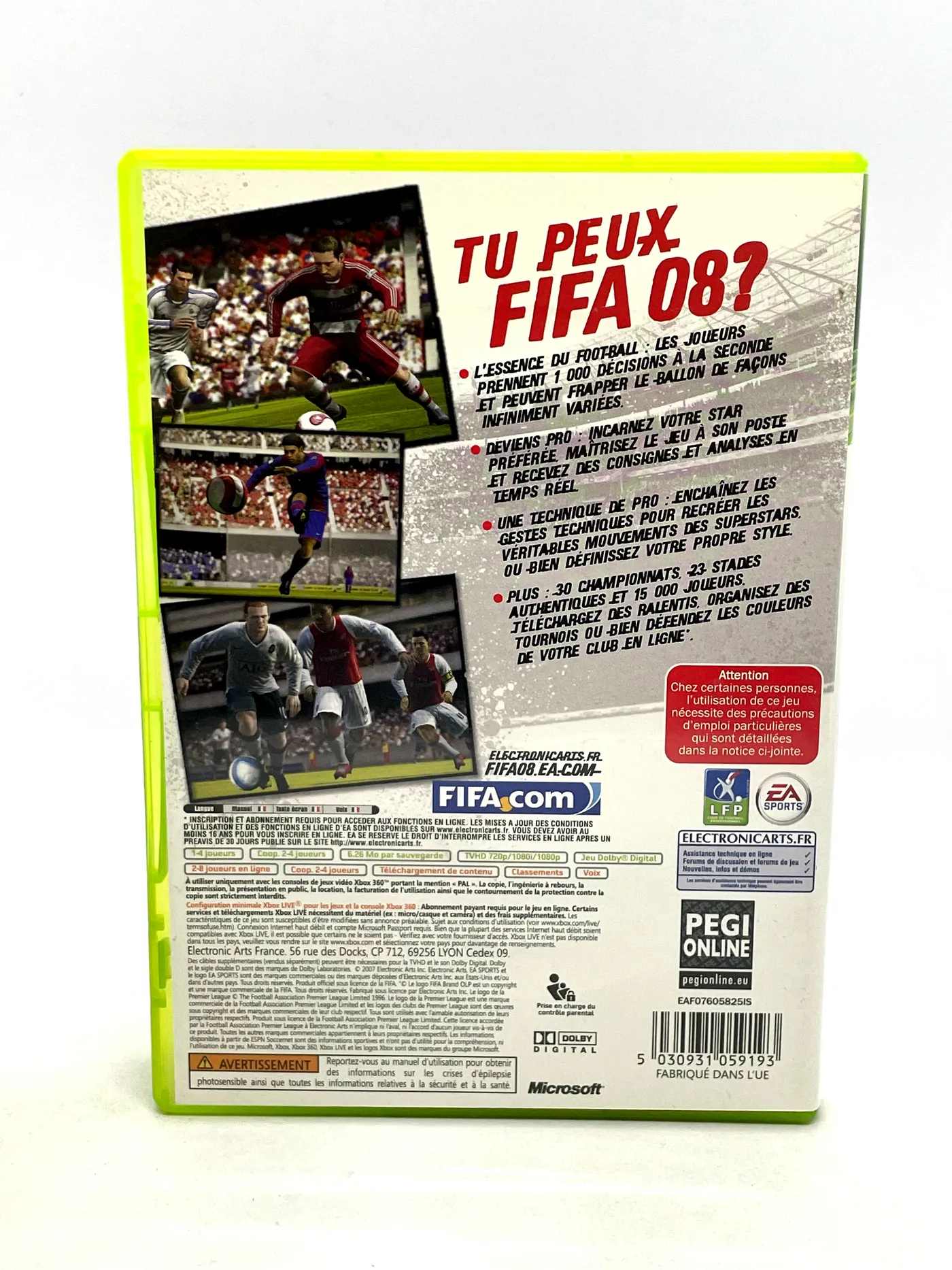 FIFA 08 Xbox 360 (FR)