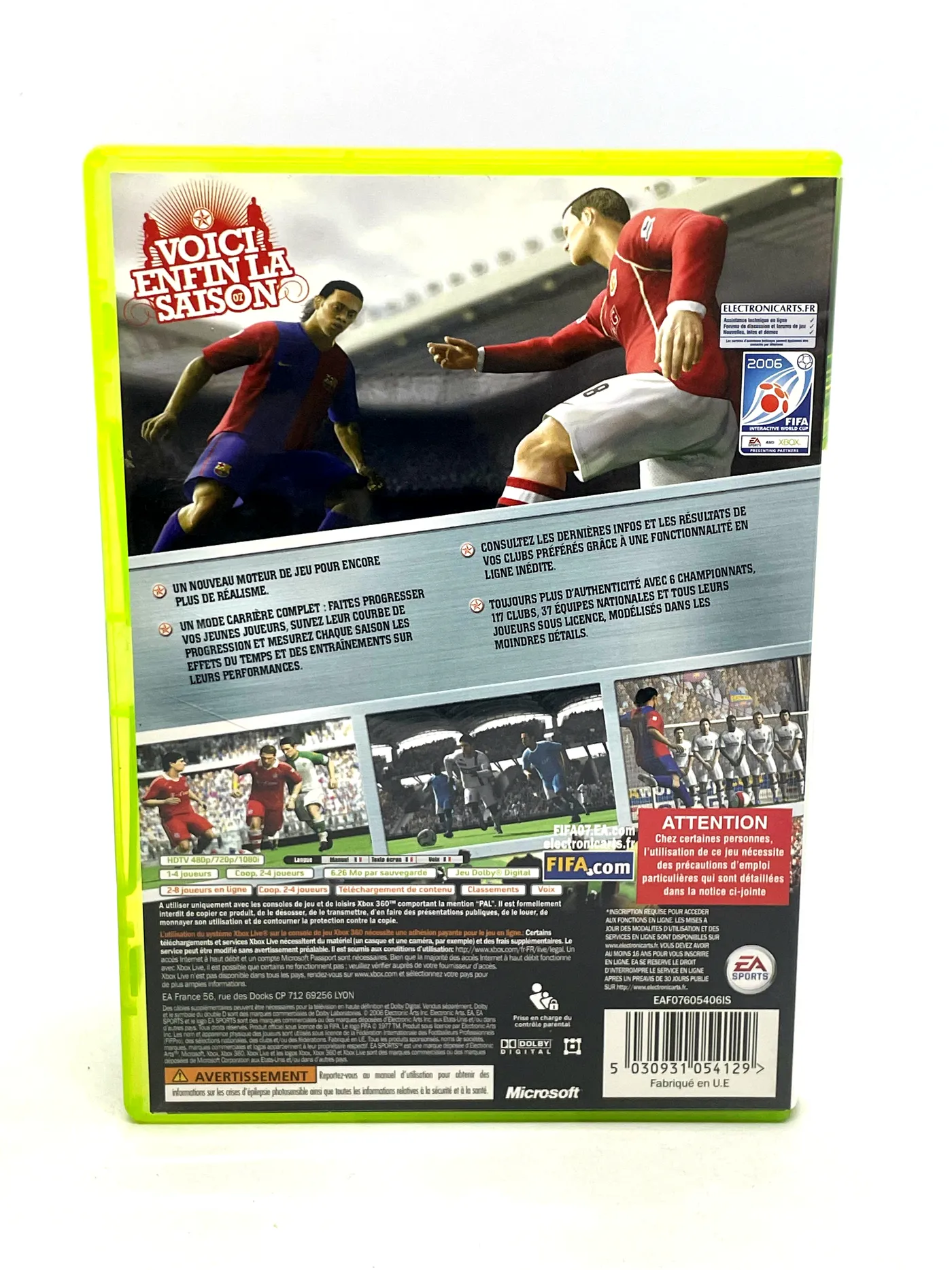 FIFA 07 Xbox 360