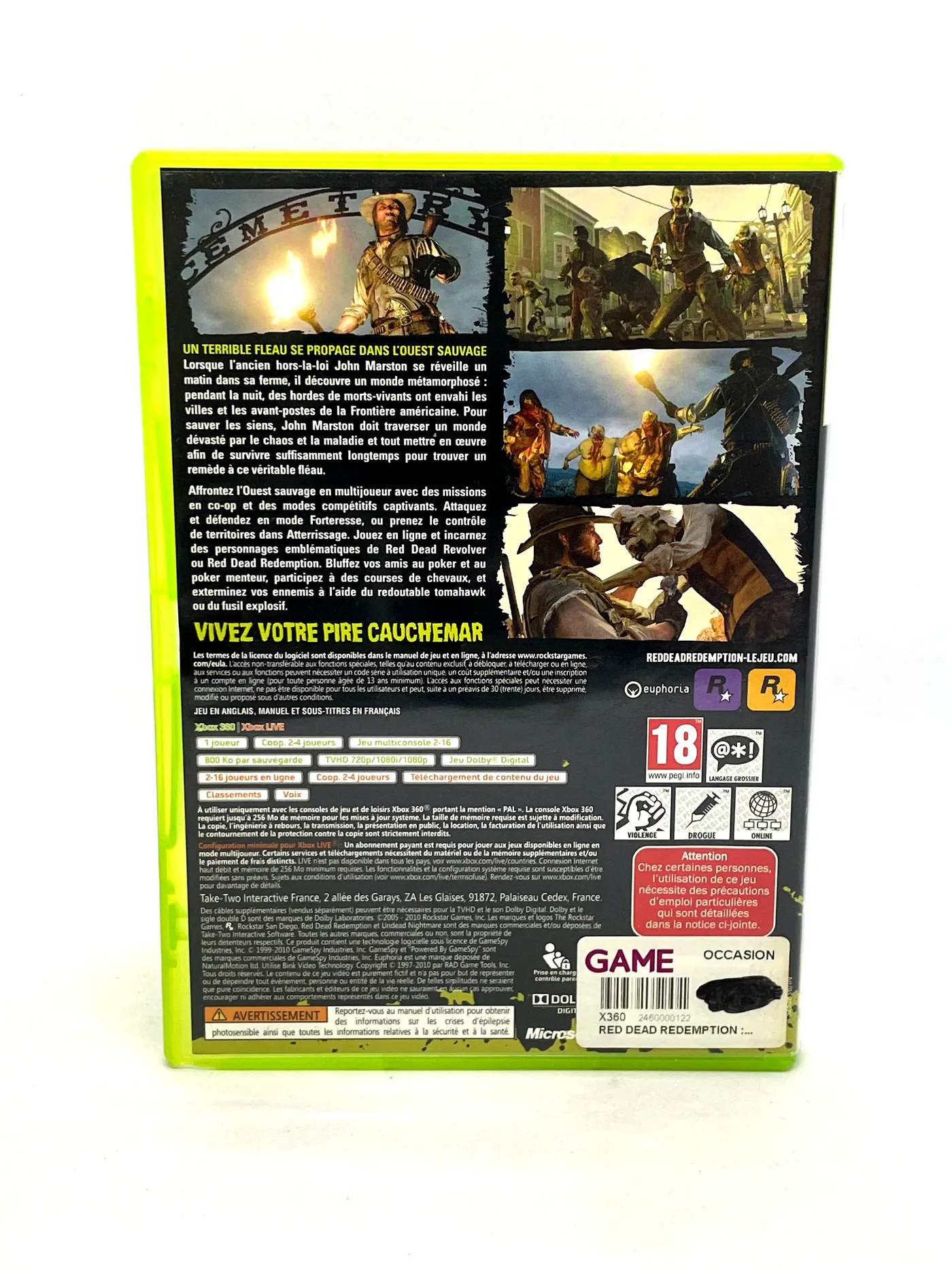 Red Dead Redemption Undead Nightmare Xbox 360