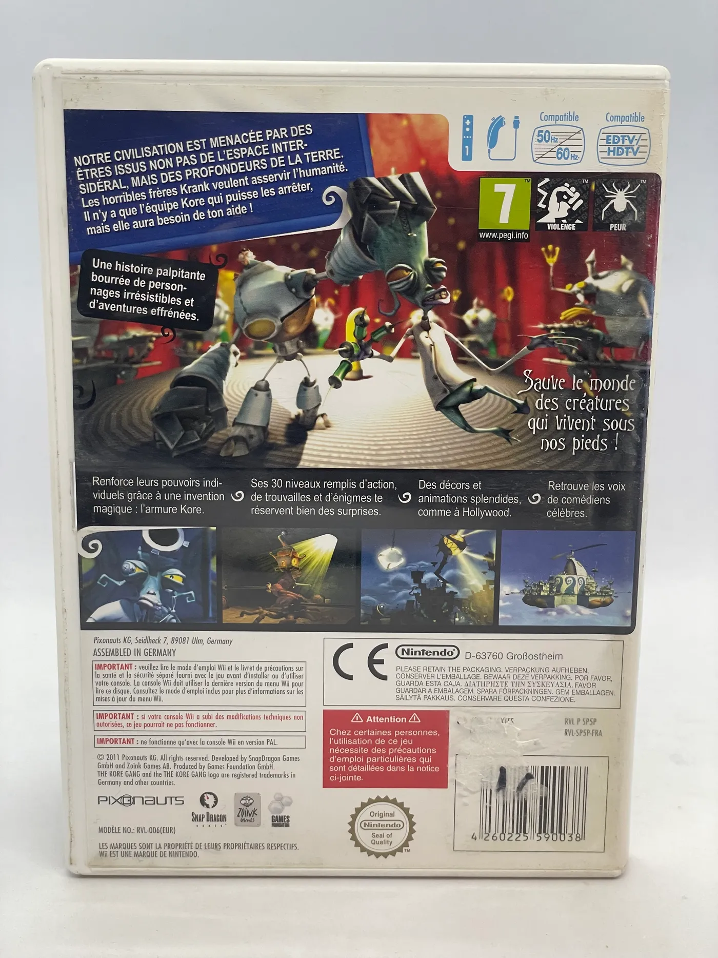 The Kore Gang Outvasion from Inner Earth Nintendo Wii