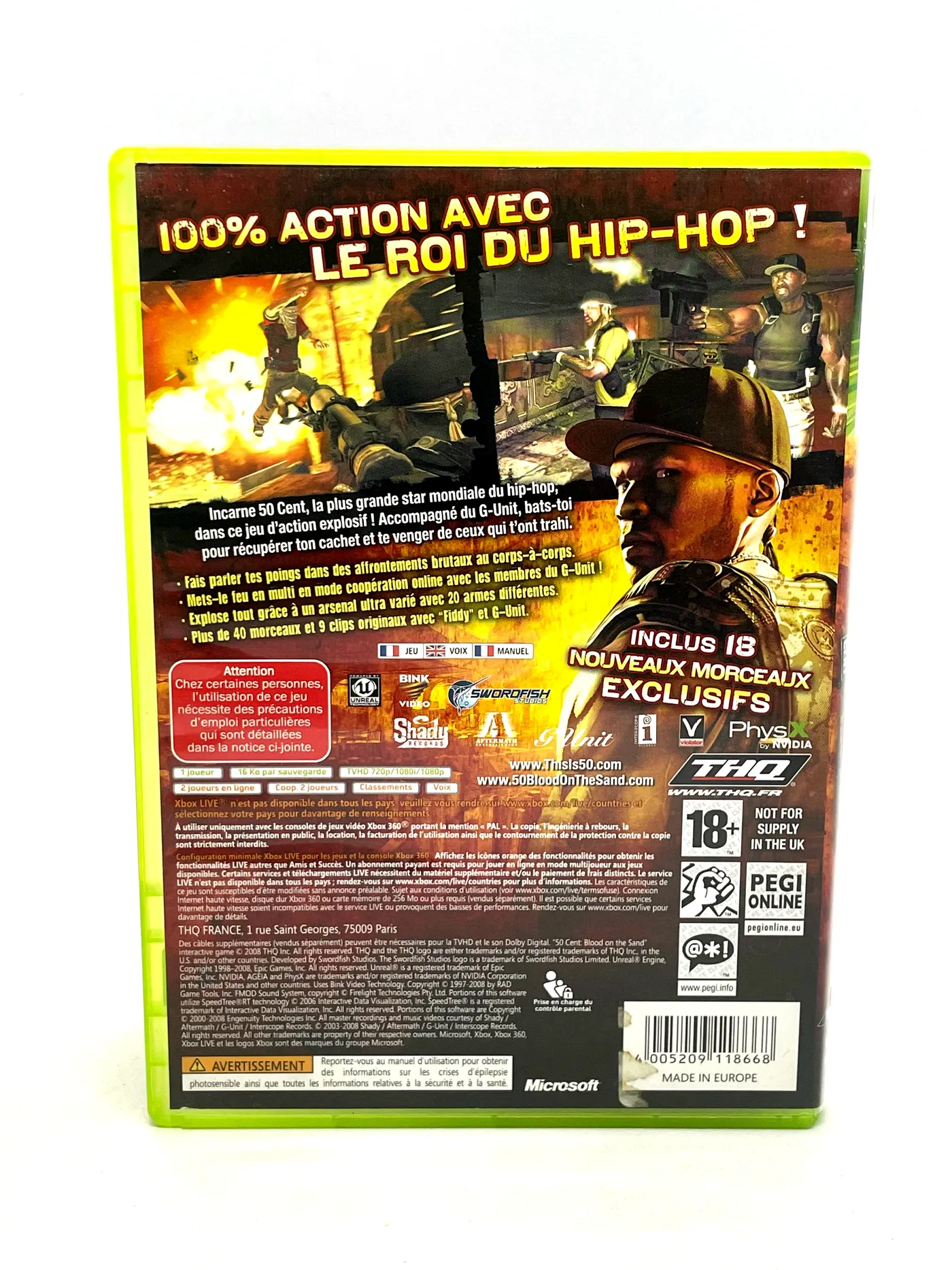 50 Cent Blood on the Sand Xbox 360