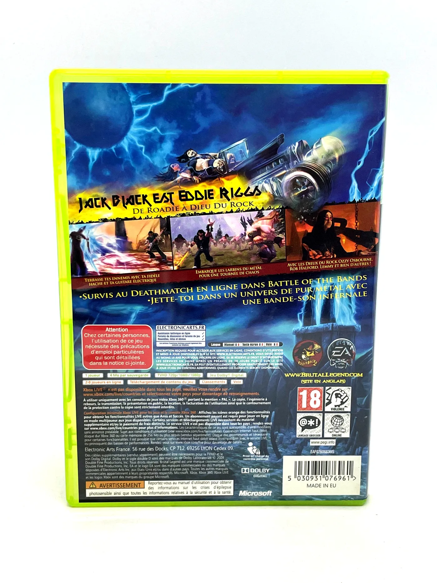 Brutal legend xbox 360 midia física - Escorrega o Preço
