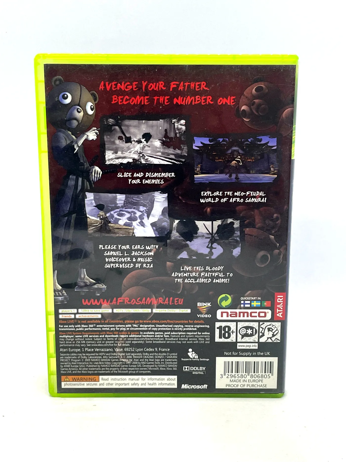 Afro Samurai Xbox 360