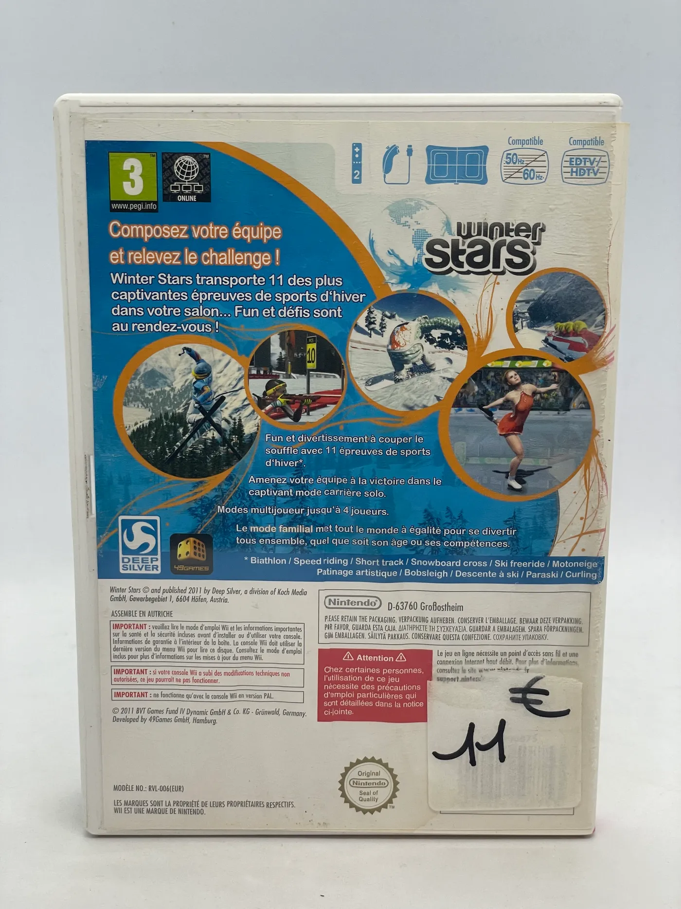 Winter Stars Nintendo Wii