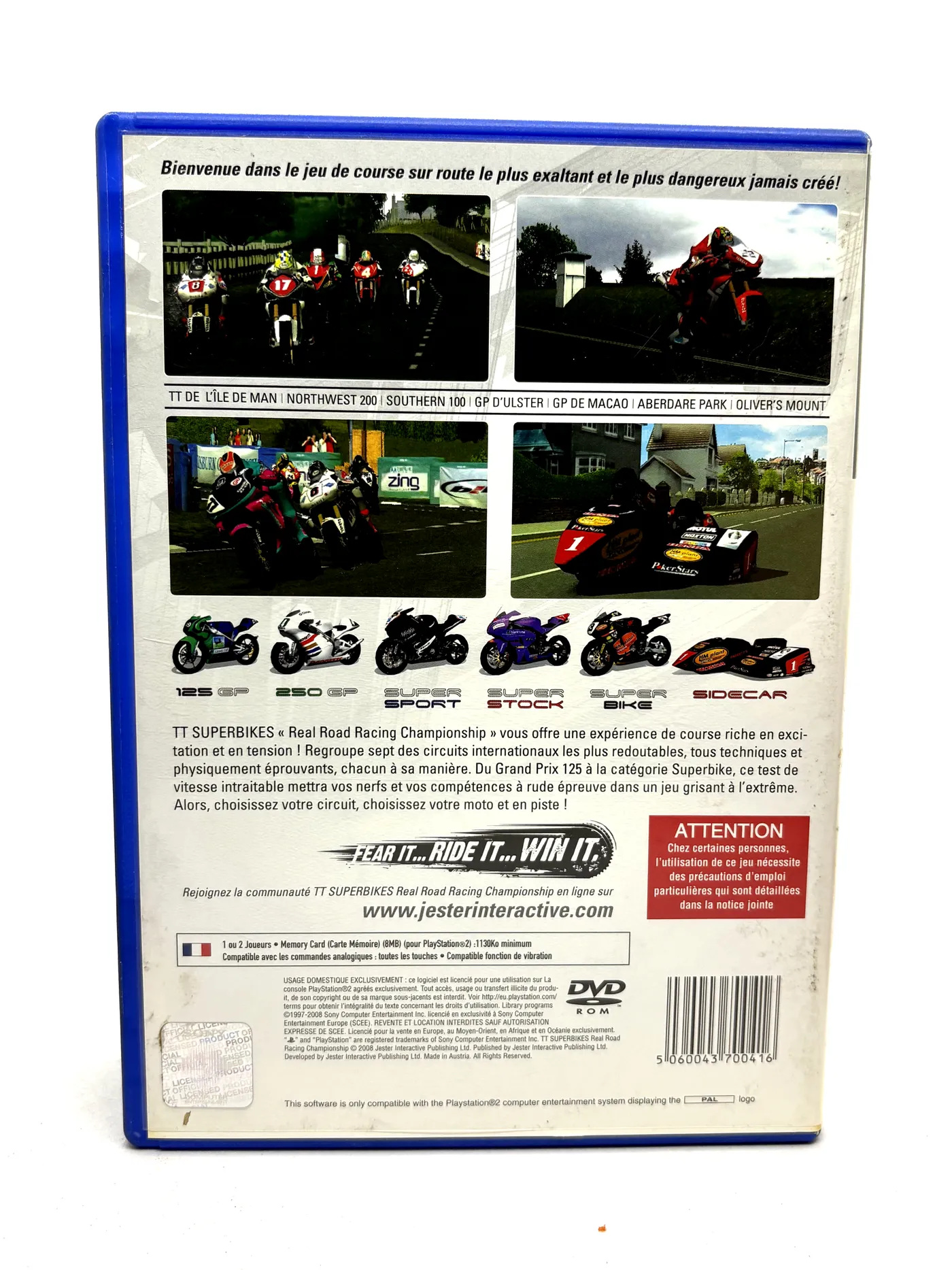 TT Superbikes Real Road Racing Championship PS2