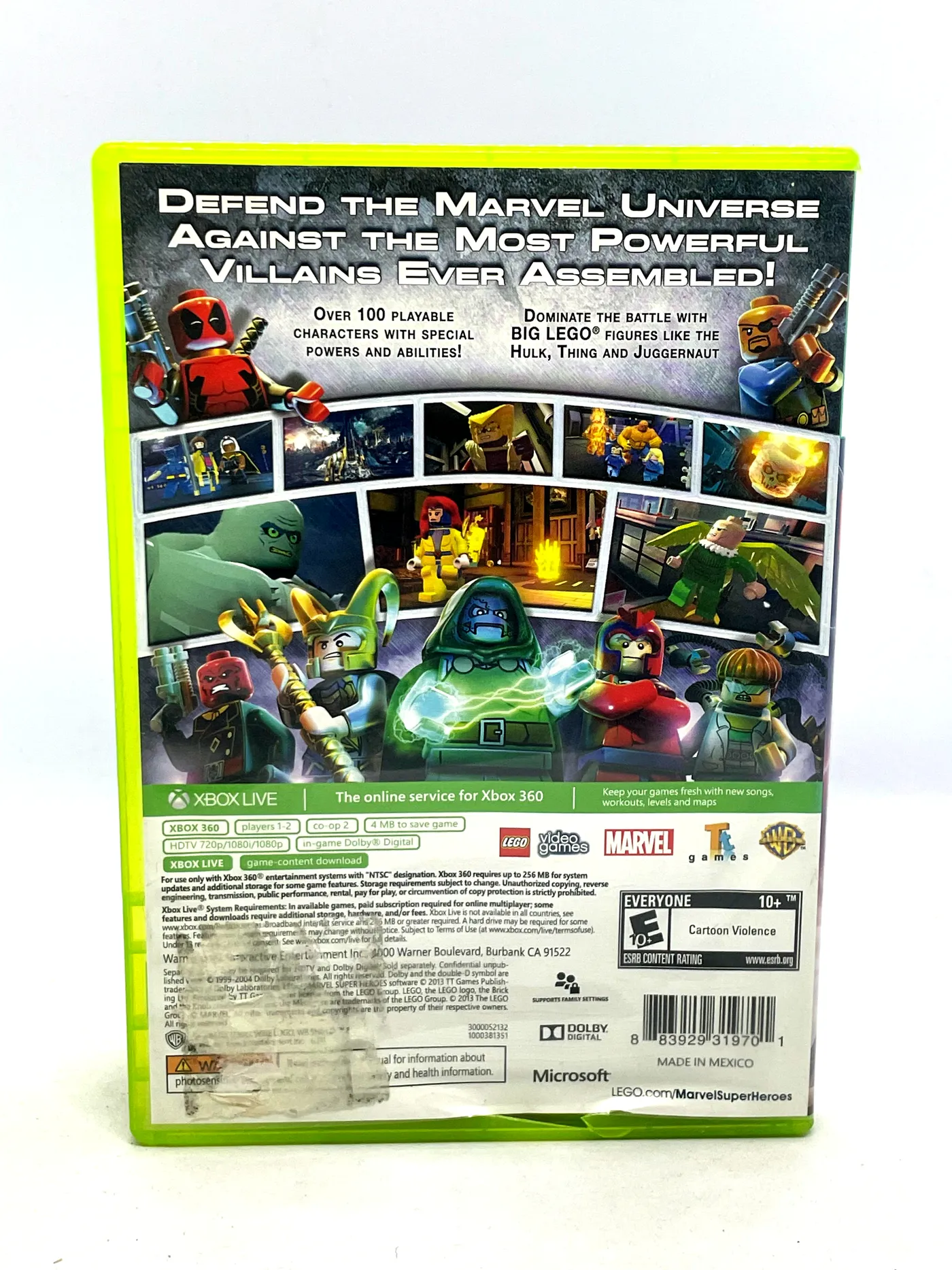 Xbox 360 Lego Avengers Superheroes Gameplay Walkthrough Lego