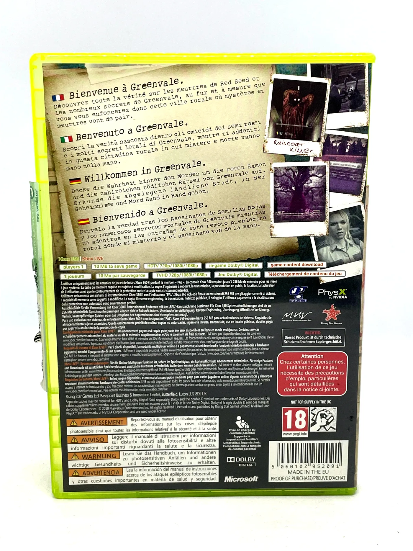 Deadly Premonition Xbox 360