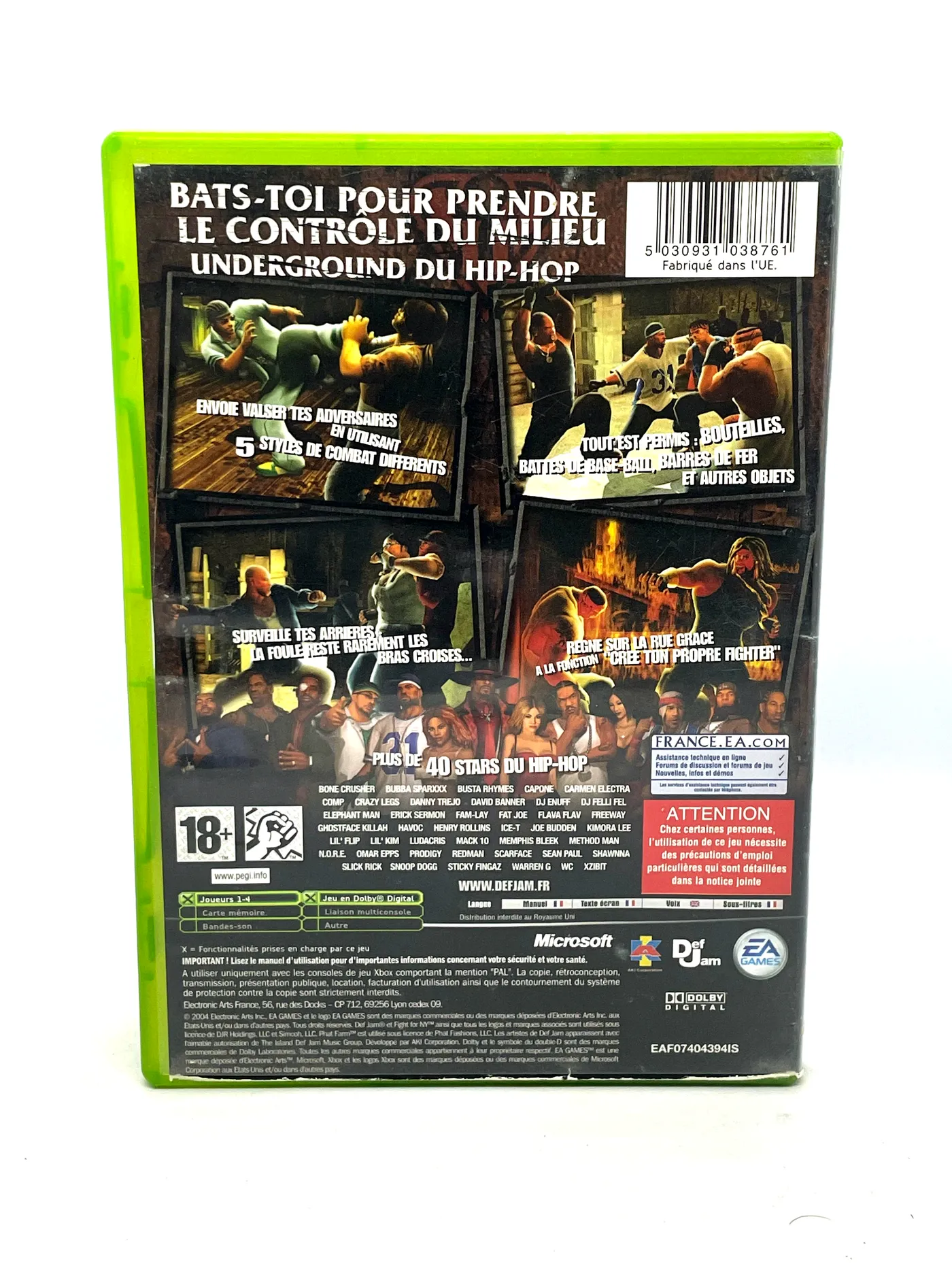 Def Jam Fight for NY Xbox