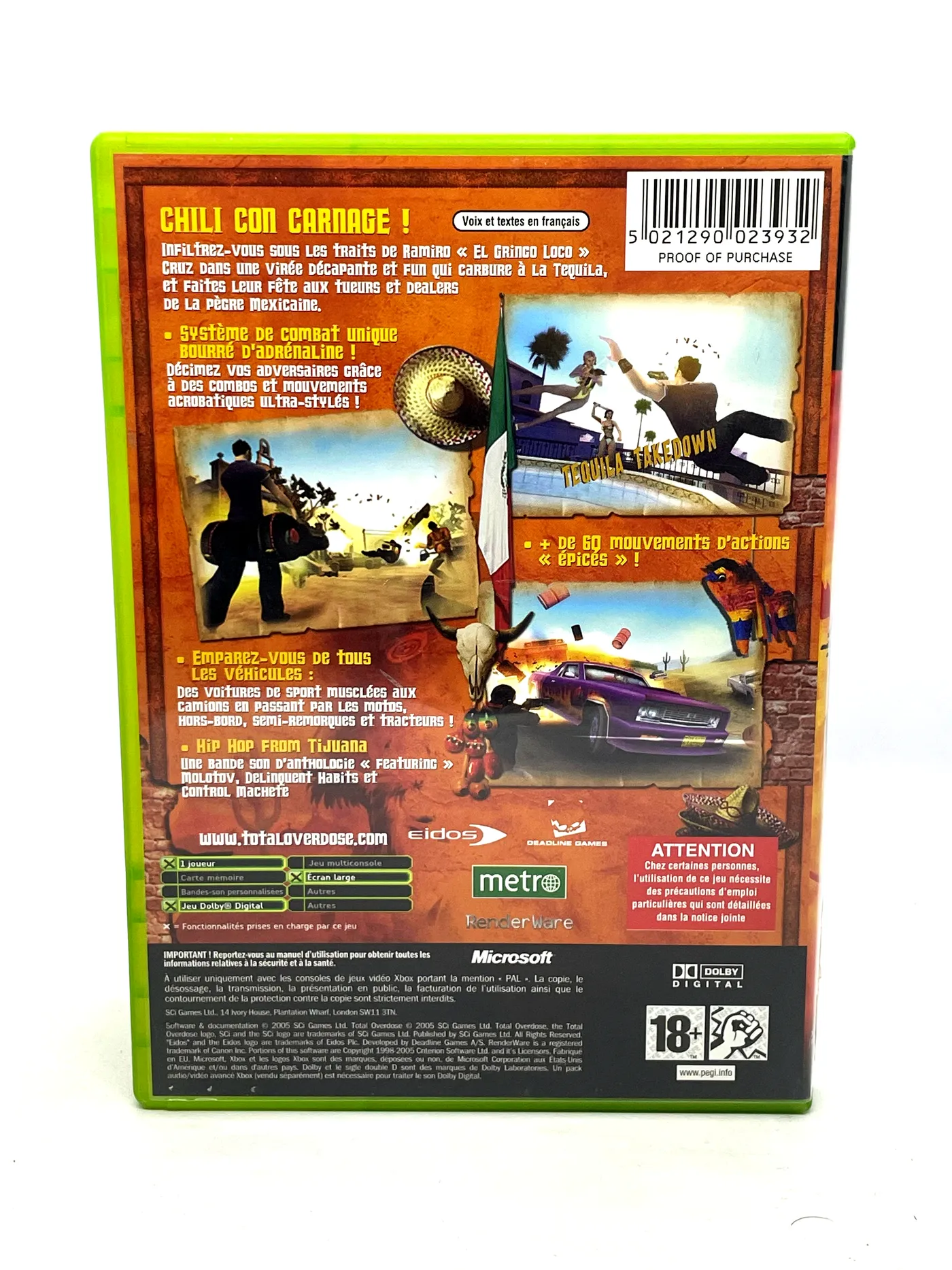 Total Overdose Xbox