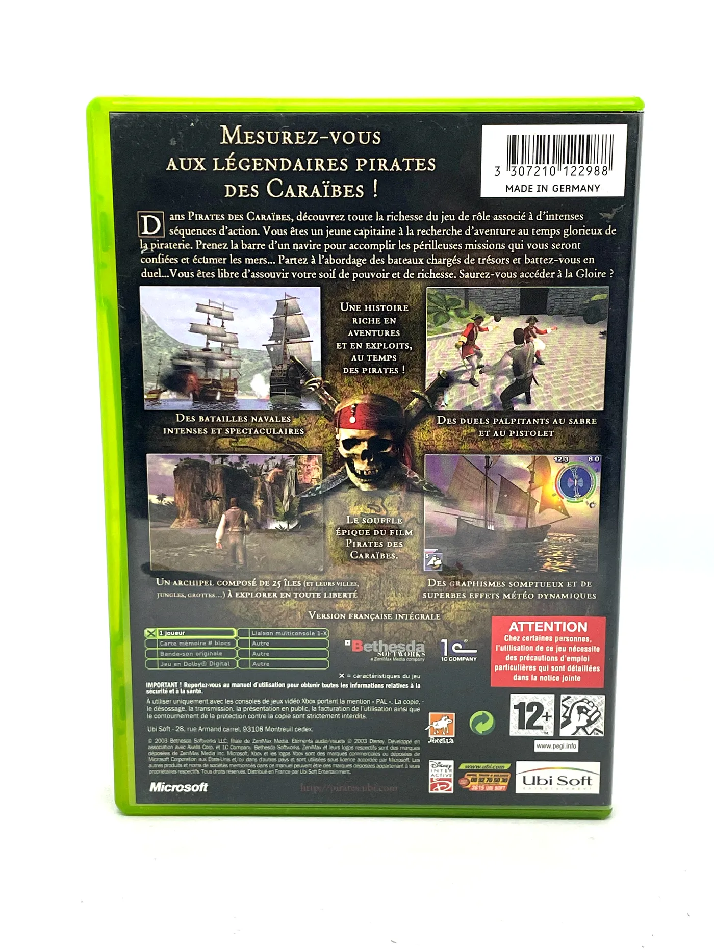 Pirates of the Caribbean Xbox