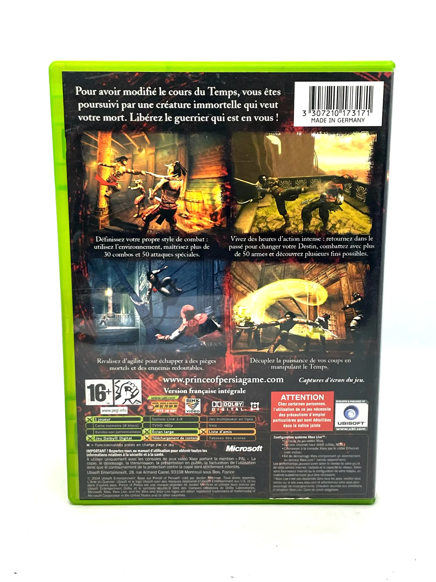 Prince of Persia Warrior Within Xbox