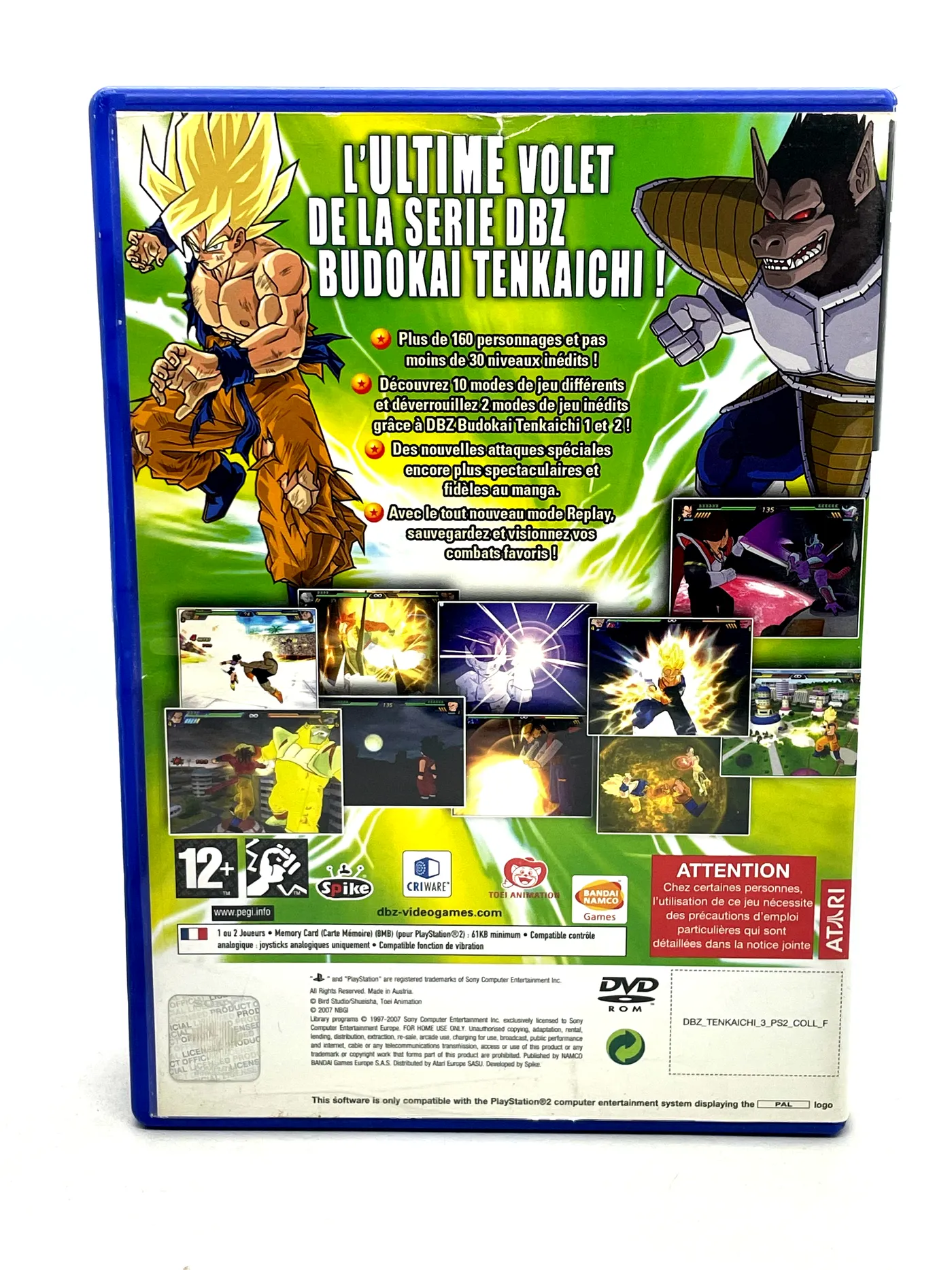 Dragon Ball Z Budokai Tenkaichi PS2 PlayStation Retrobroker
