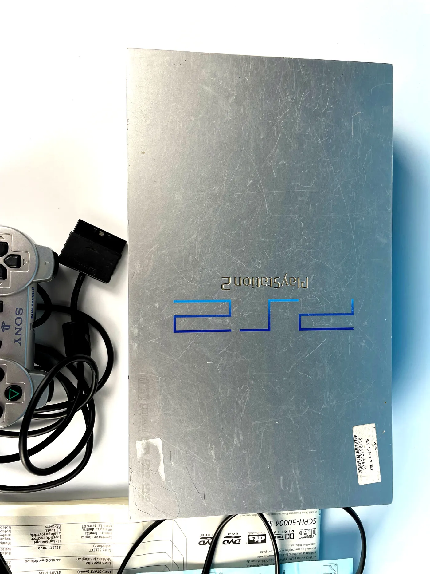 PlayStation 2 Satin SCPH-50004 Console + Box + Manual Set