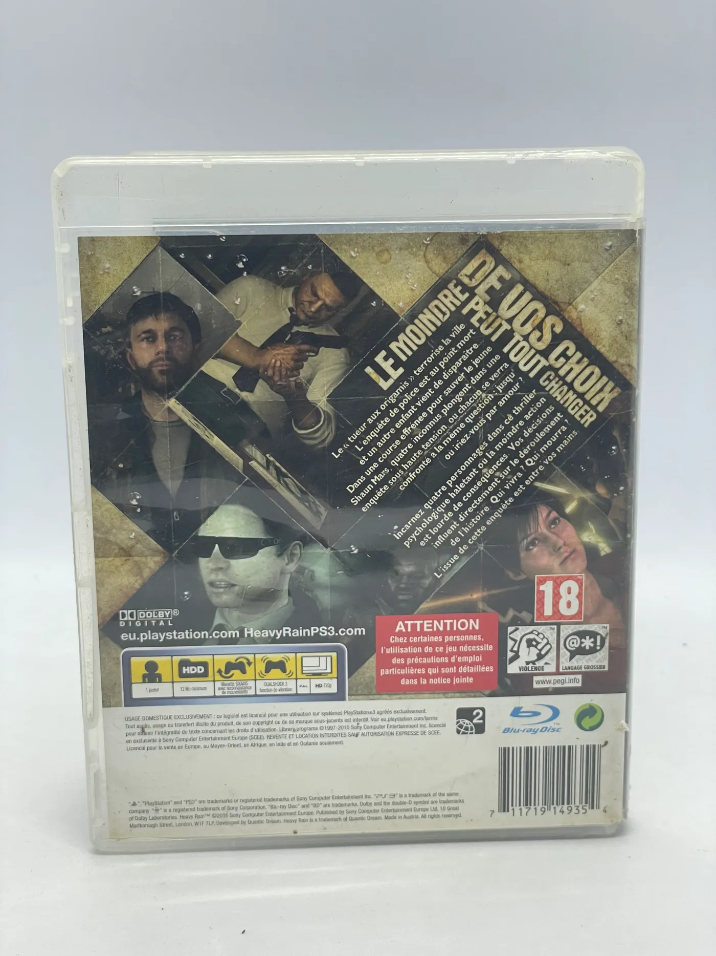 Heavy Rain - Promo Press - Sony PlayStation 3 - PAL - Bon état