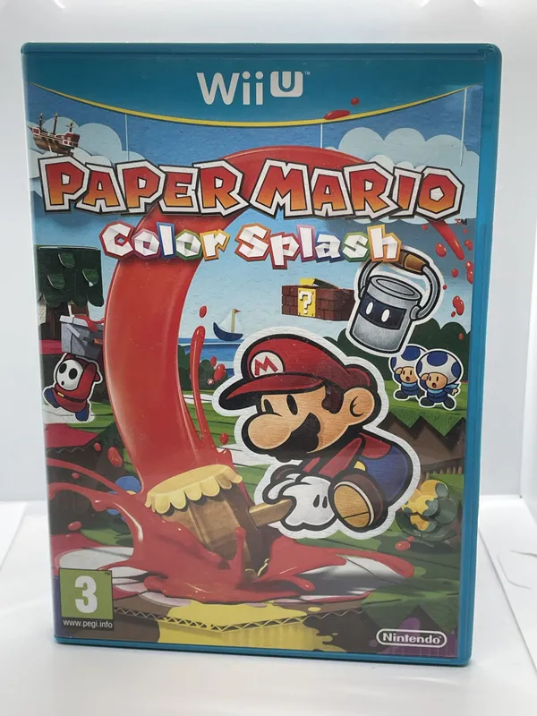Paper Mario Color Splash Wii U - Nintendo Wii U | Retrobroker