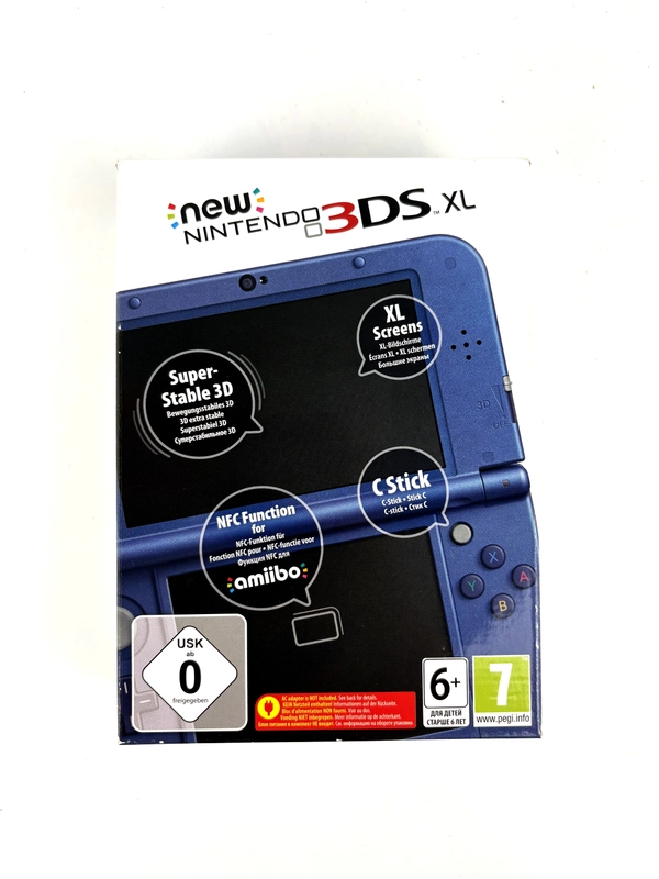 New Nintendo 3DS XL Console Metallic Blue Complete (IPS Bottom