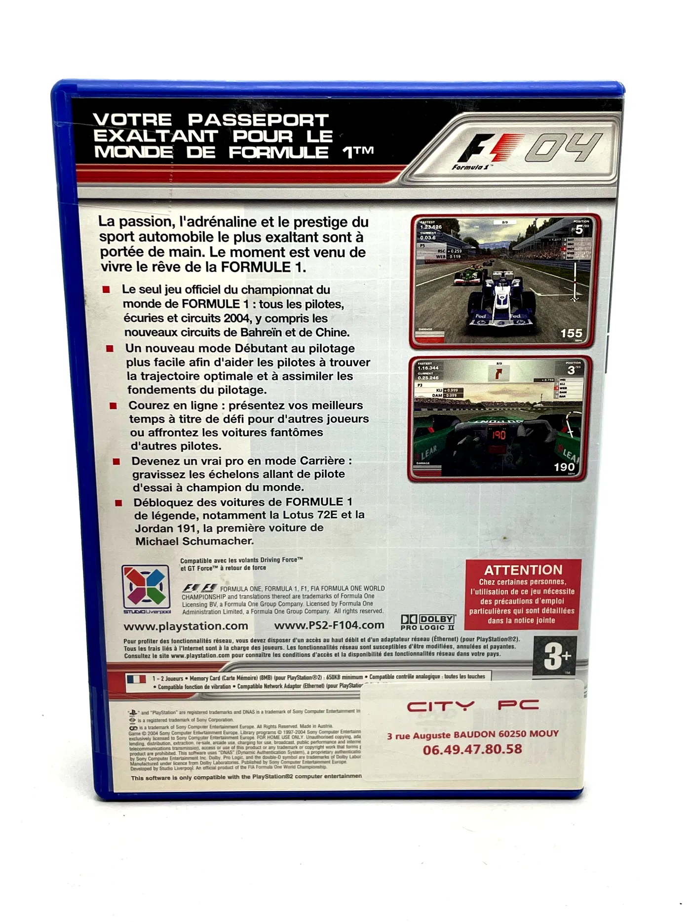Formula One 04 PS2