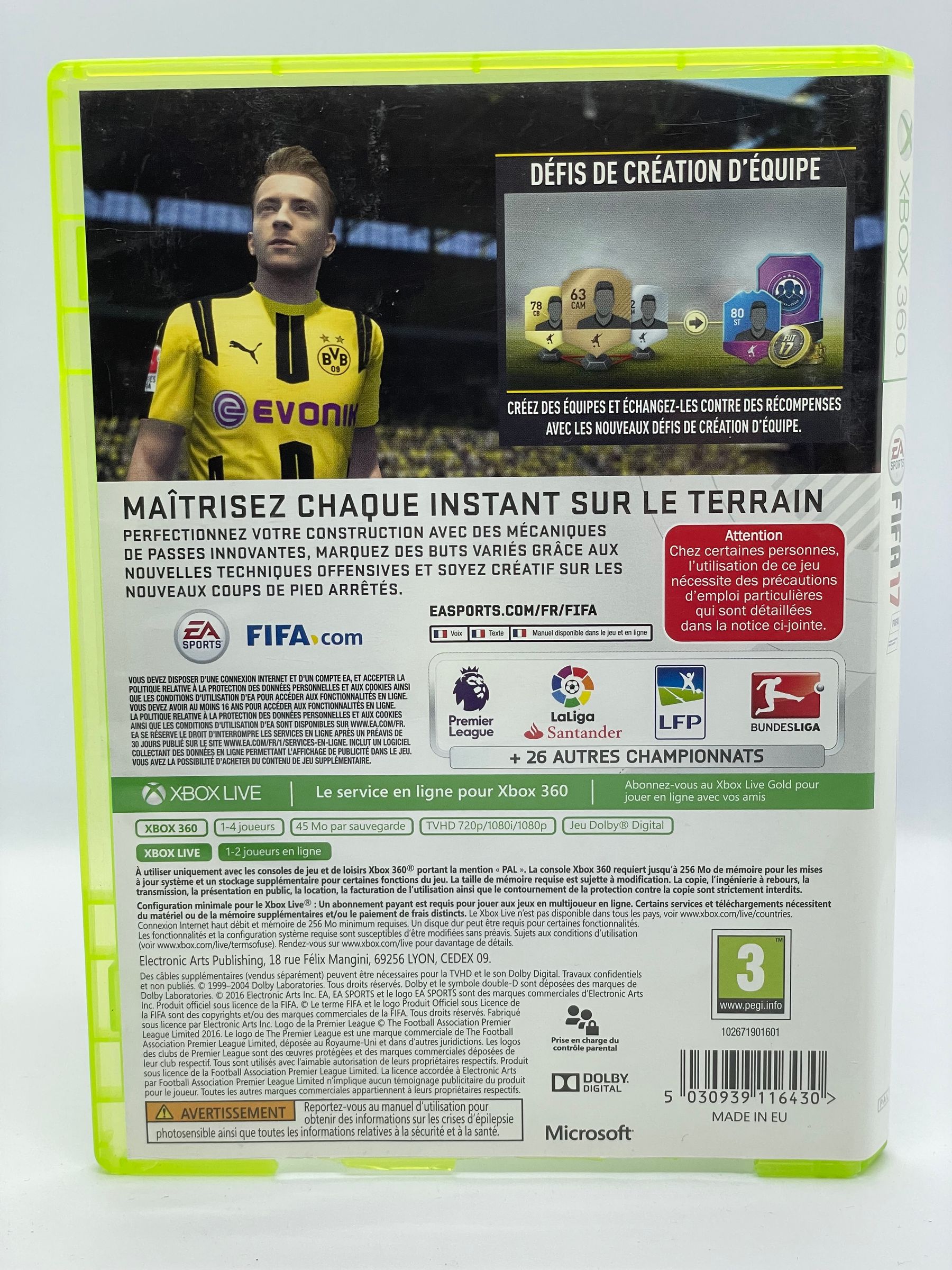 FIFA 17 XBOX 360