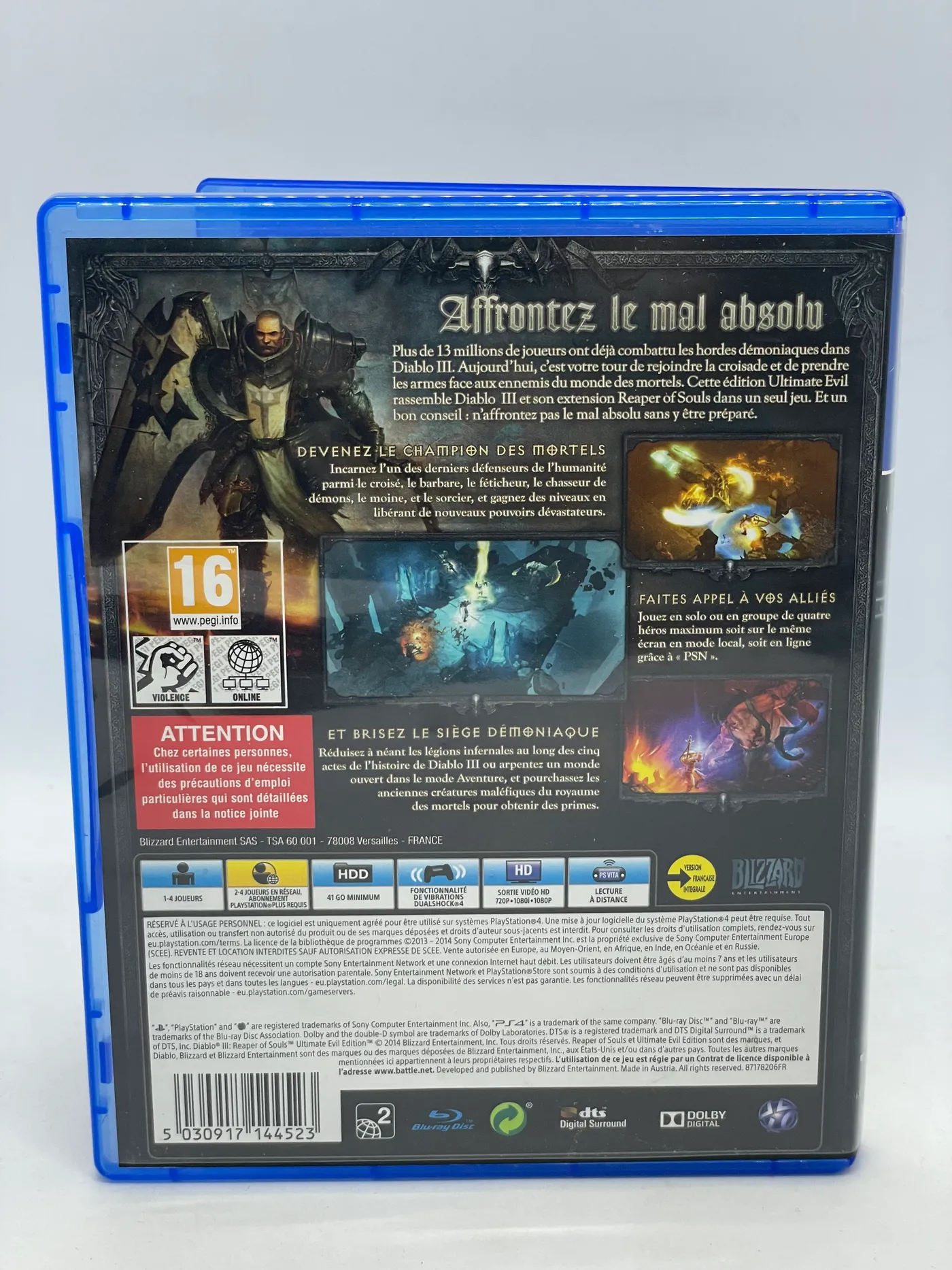 Diablo III Reaper of Souls Ultimate Evil Edition PS4