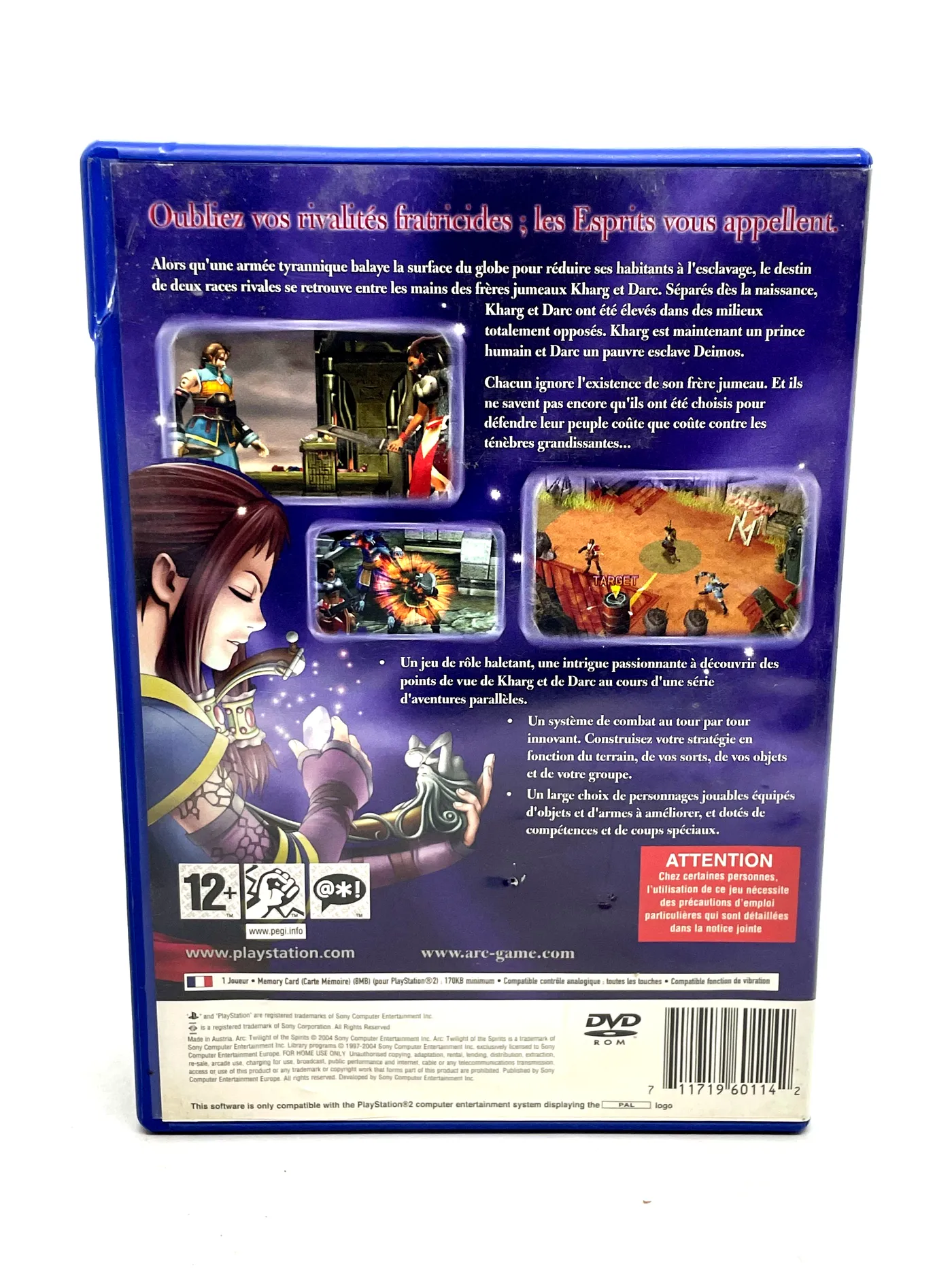 Arc Twilight of the Spirits PS2