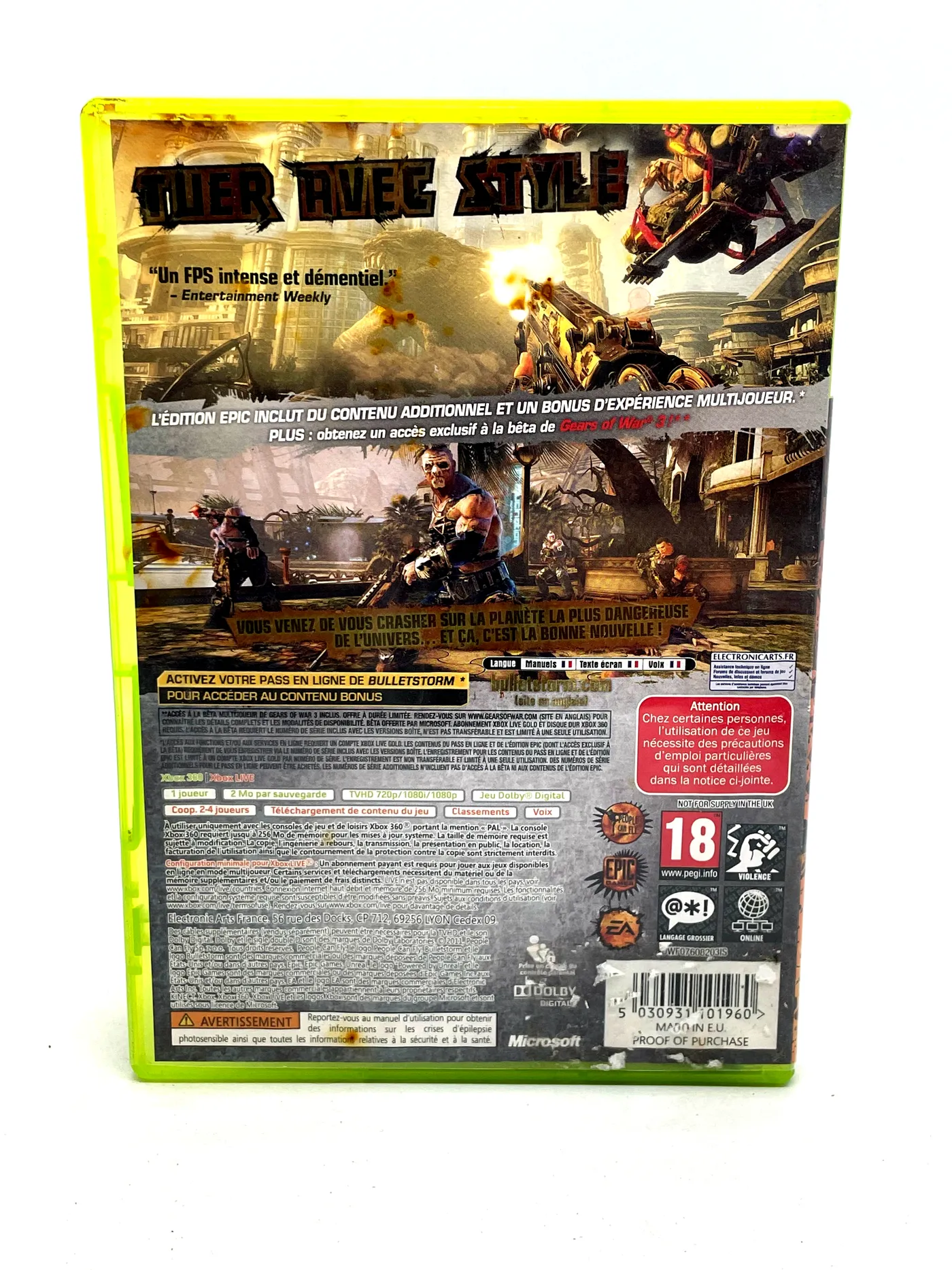 Bulletstorm Epic Edition Xbox 360