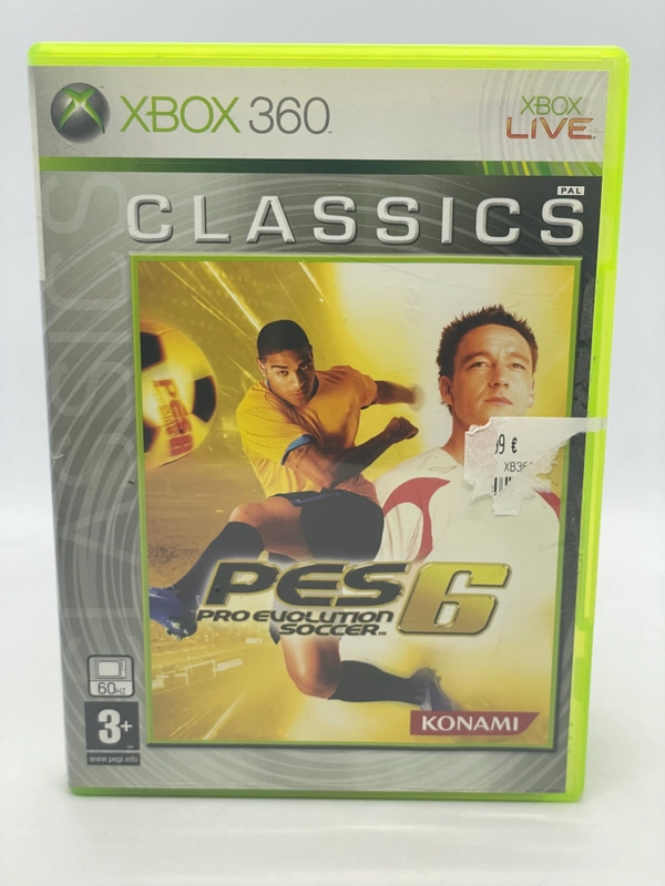 PES 6 Pro Evolution Soccer - Jogo Original de Xbox 360 (PAL) | Brasil