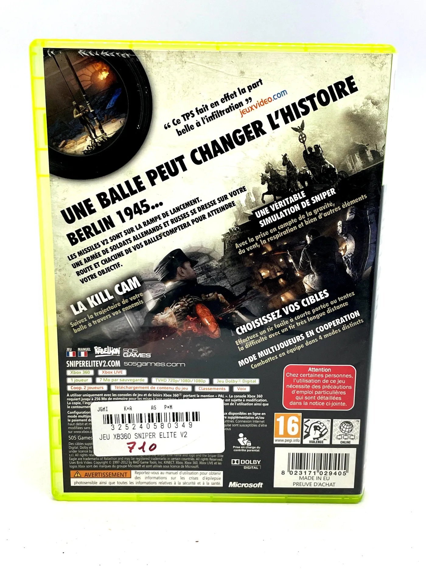 Sniper Eilte V2 Xbox 360