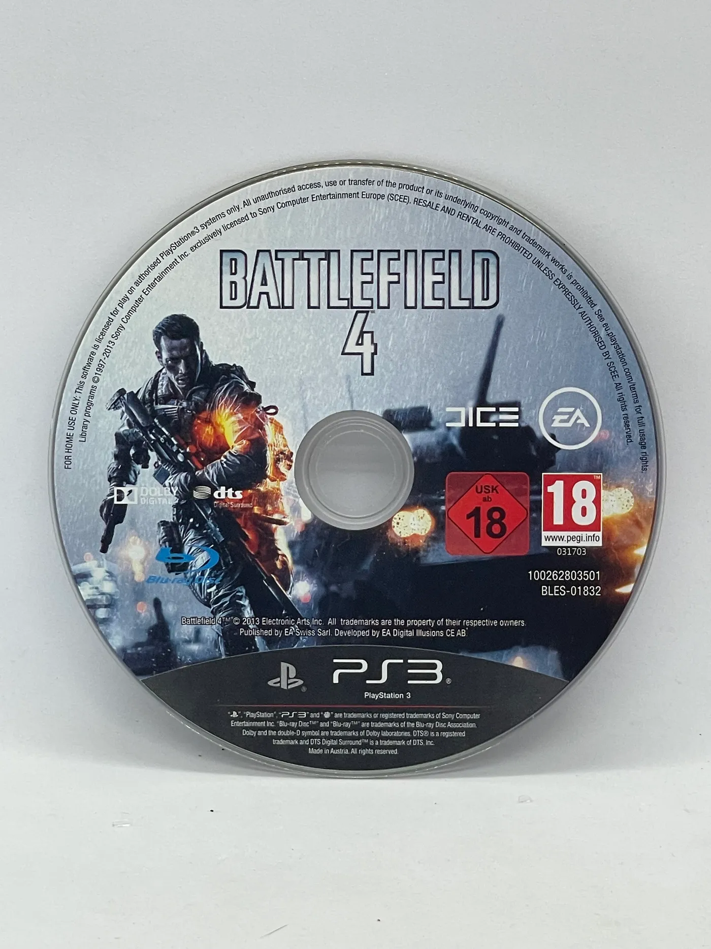 Battlefield 4 PS3 (game only)