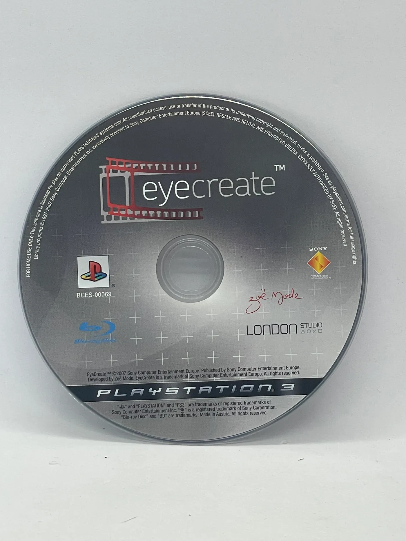 Eyecreate PS3 (game only)