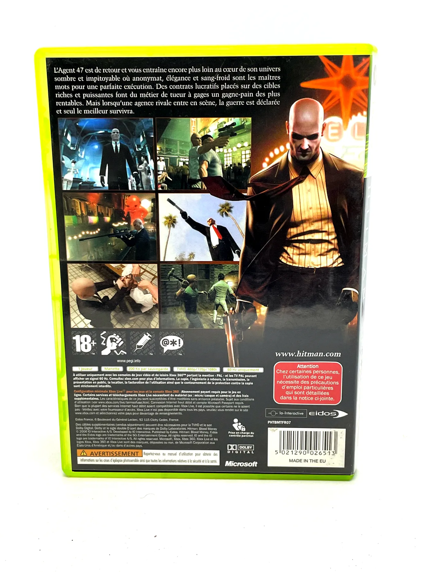 Hitman Blood Money Xbox 360